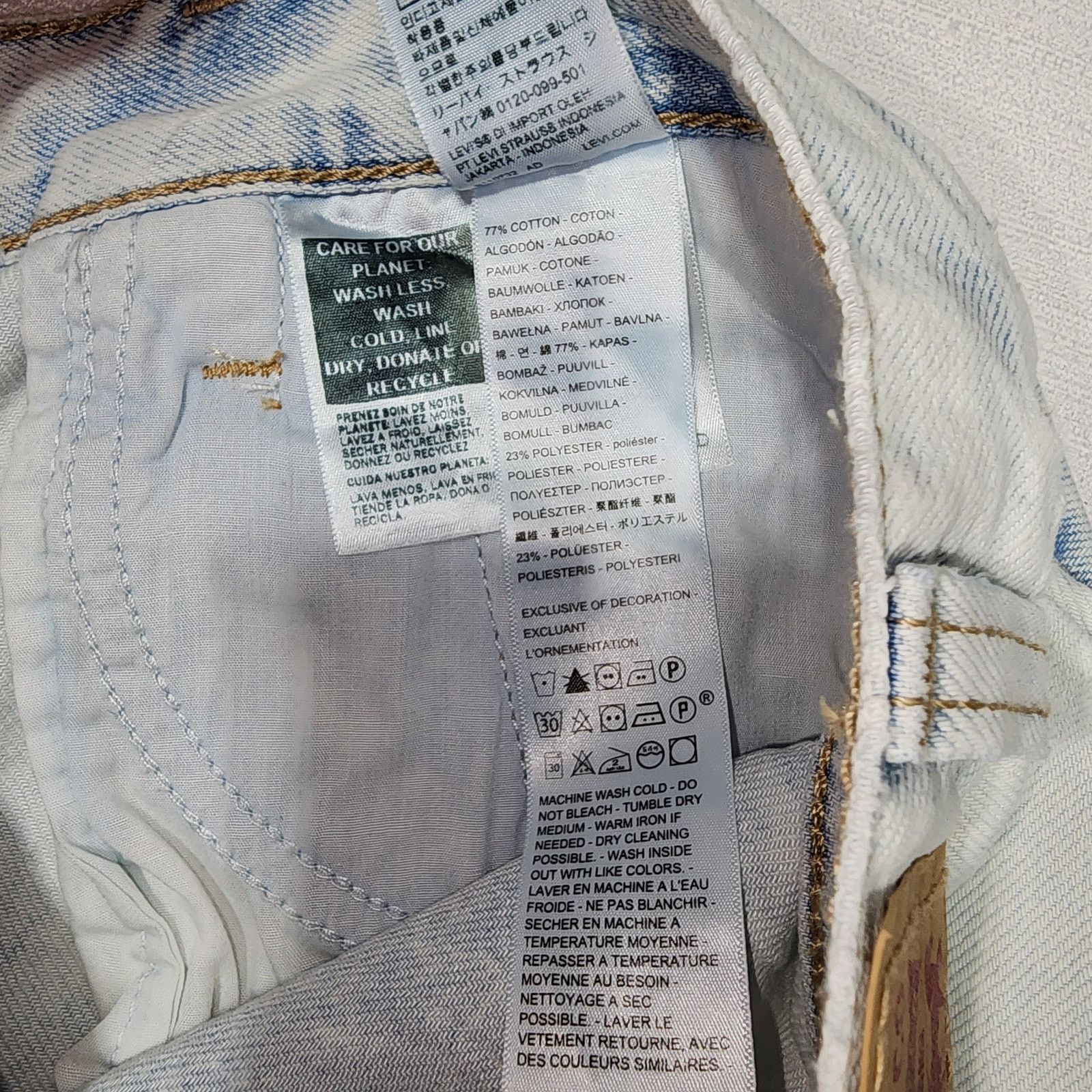 Levi's Levi's 94 baggy wide leg W31''x L31'' women's Size 31" - 10 Thumbnail