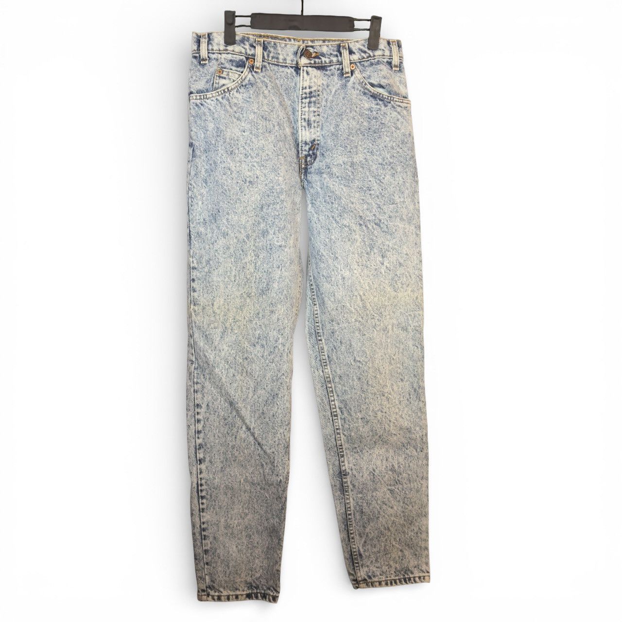 Levi's Vintage 90s Levi's 550 Orange Tab Acid Wash Denim Jeans Size US 31 - 4 Thumbnail