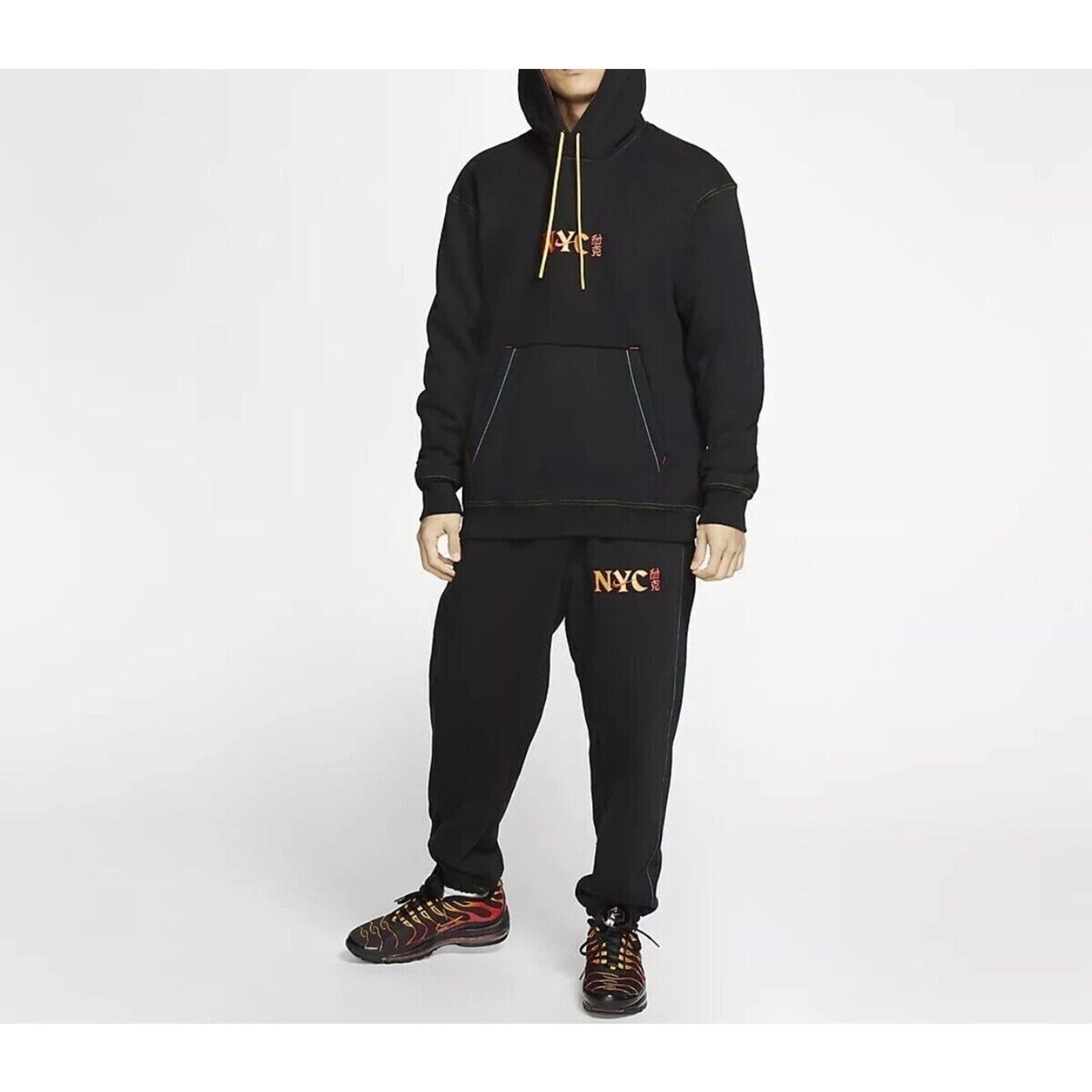 Nike Nike Chinatown New York City Sweatsuit Hoodie 2XL Pants XL Size US XXL / EU 58 / 5 - 2 Thumbnail