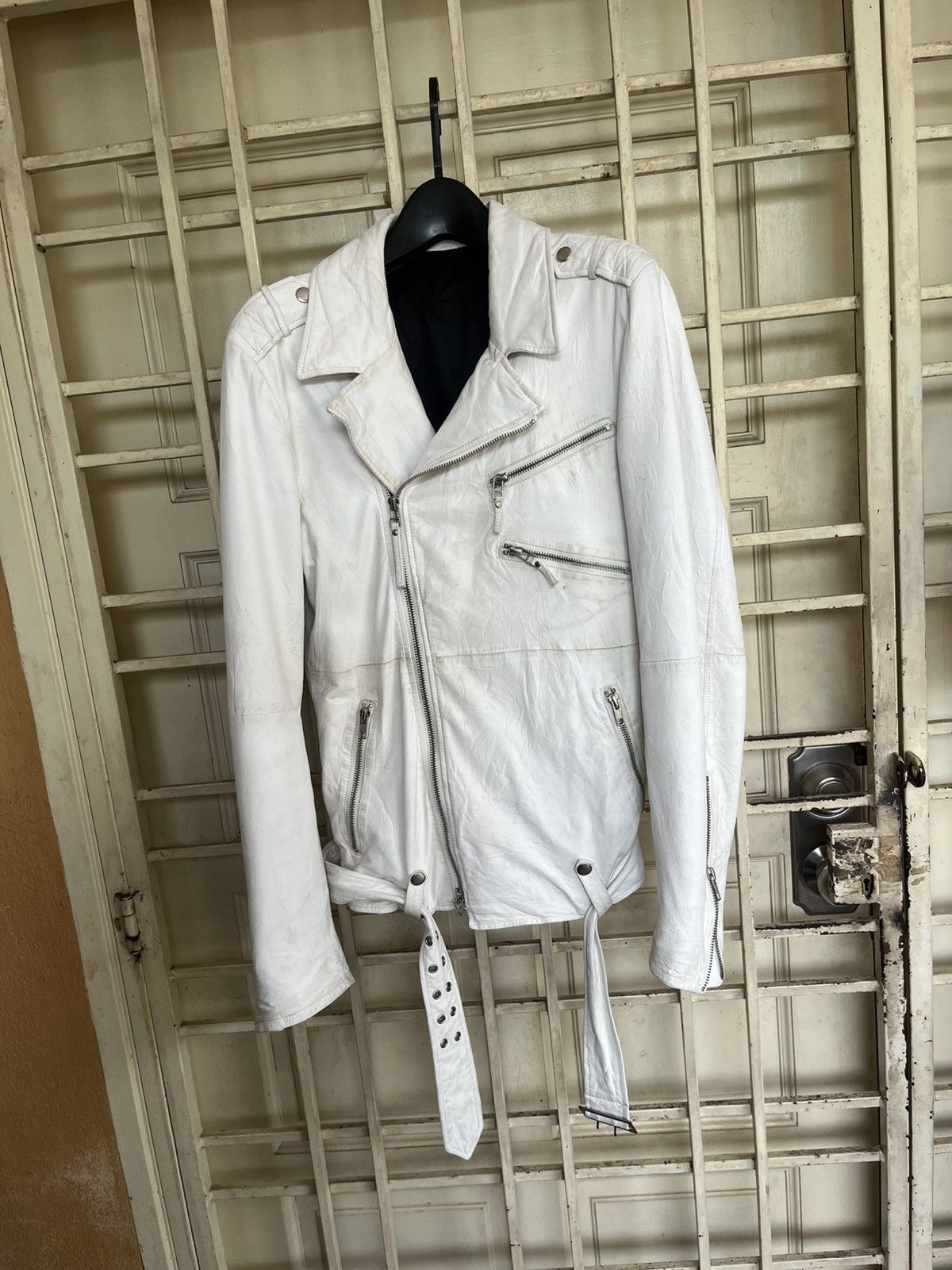 Japanese Brand Custom Culture white leather jacket Size US M / EU 48-50 / 2 - 20 Thumbnail