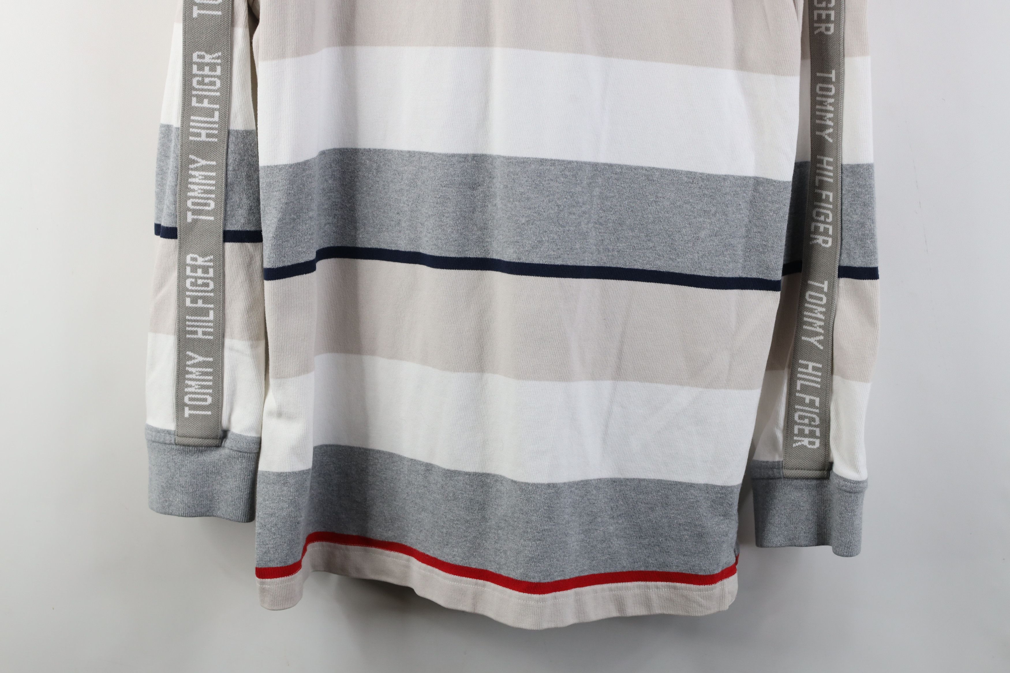 Tommy Hilfiger Vintage Y2K Tommy Hilfiger Long Sleeve Rugby Polo Shirt Size US L / EU 52-54 / 3 - 3 Thumbnail