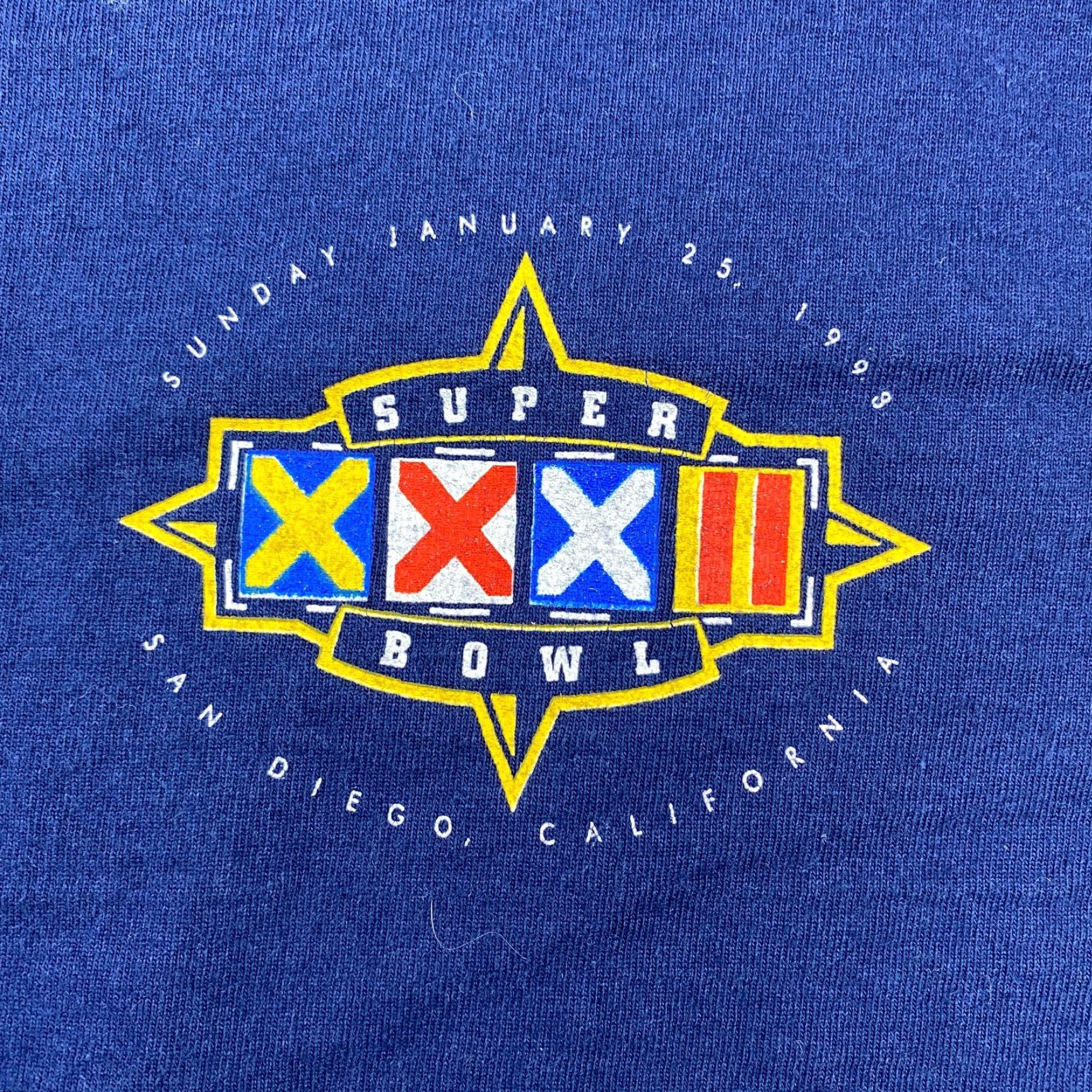 Logo Athletic VINTAGE Superbowl XXXII San Diego California Shirt Mens XL Blue Long Sleeve Logo Athletic Graphic Print Size US XL / EU 56 / 4 - 2 Thumbnail
