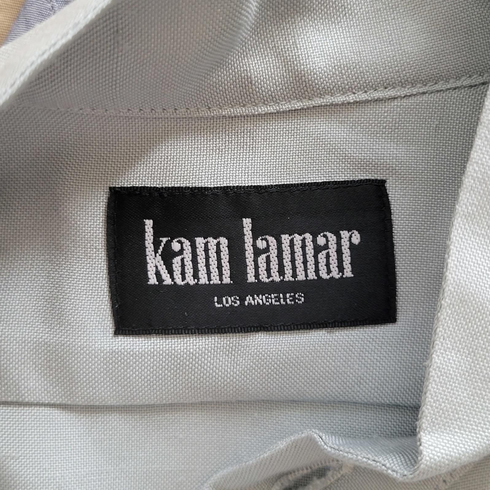 Other Kam Lamar Men’s Sm Mandarin Collar Button Shirt Light Mint Size US S / EU 44-46 / 1 - 3 Thumbnail