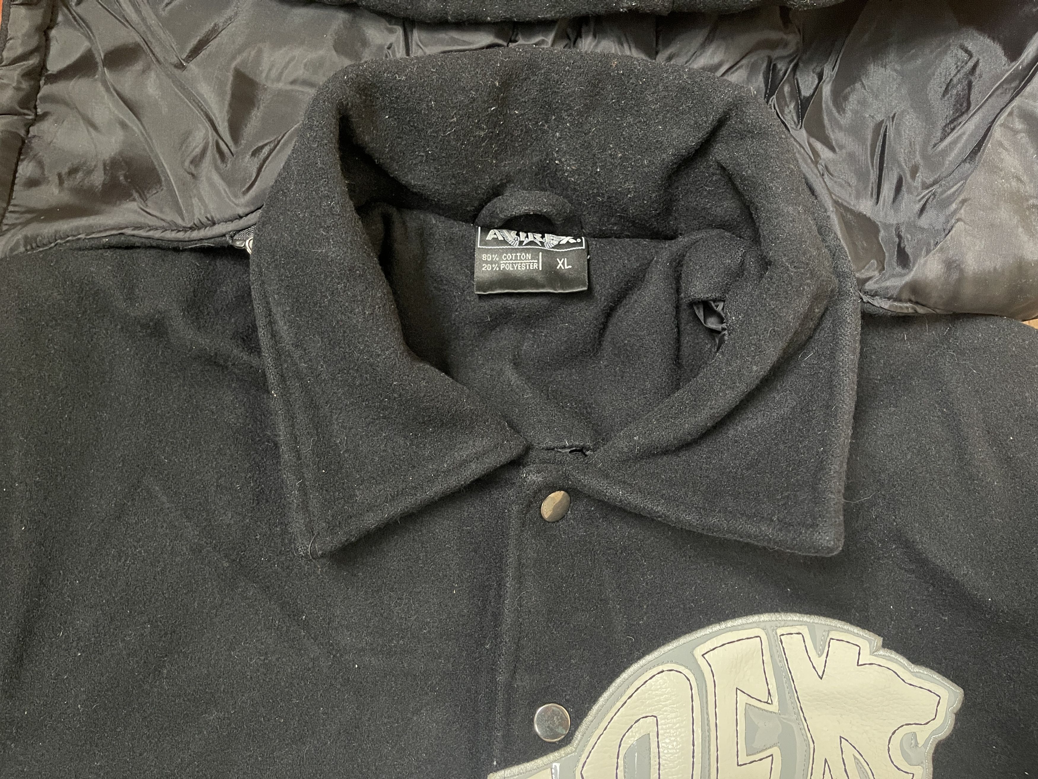 Avirex AVIREX jacket, black, vintage coat, 90s old school size XL Size US XL / EU 56 / 4 - 19 Thumbnail