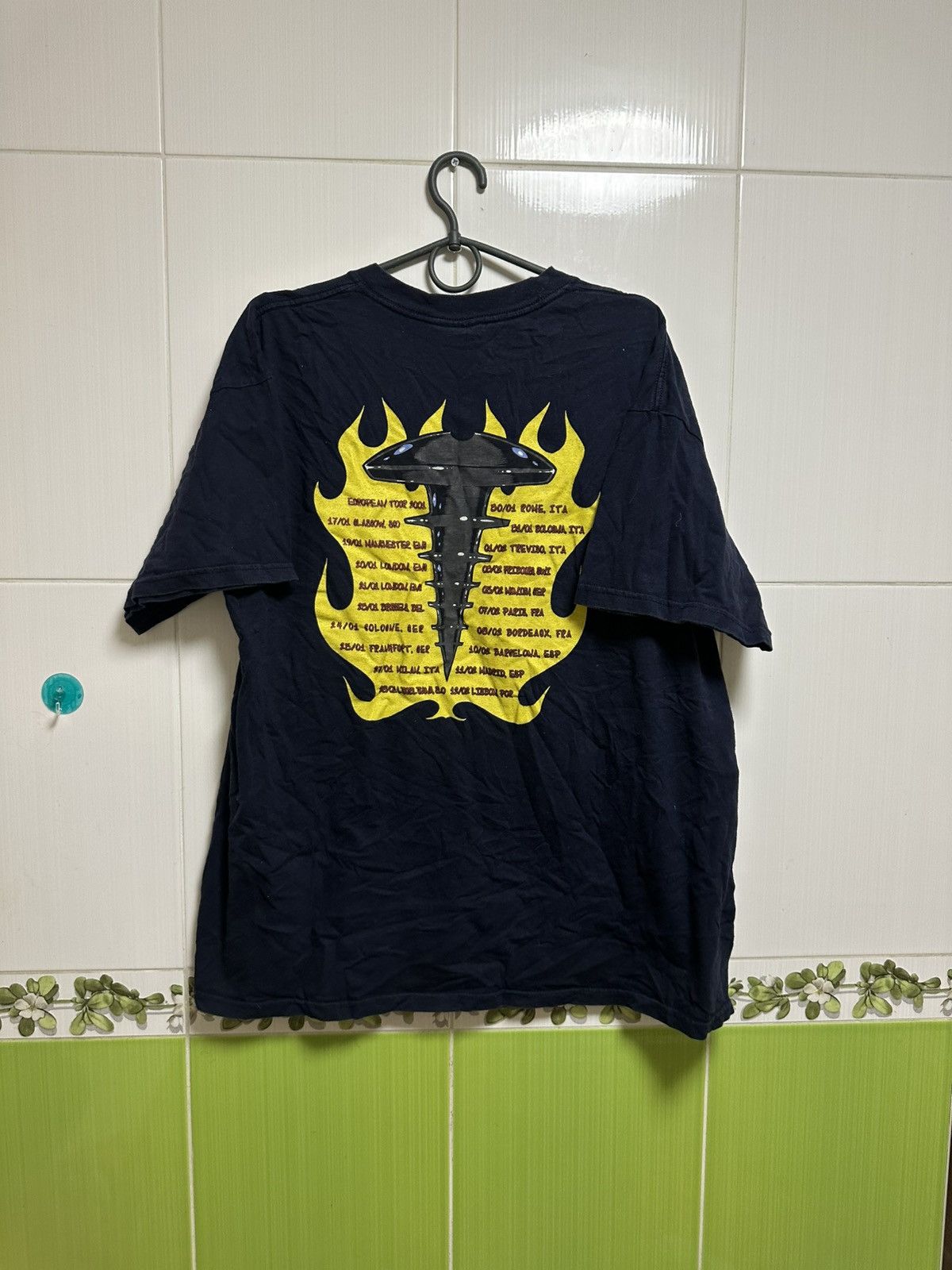 Vintage The Offspring T-Shirt Original Prankster 2001 European Tour Size US XL / EU 56 / 4 - 5 Thumbnail