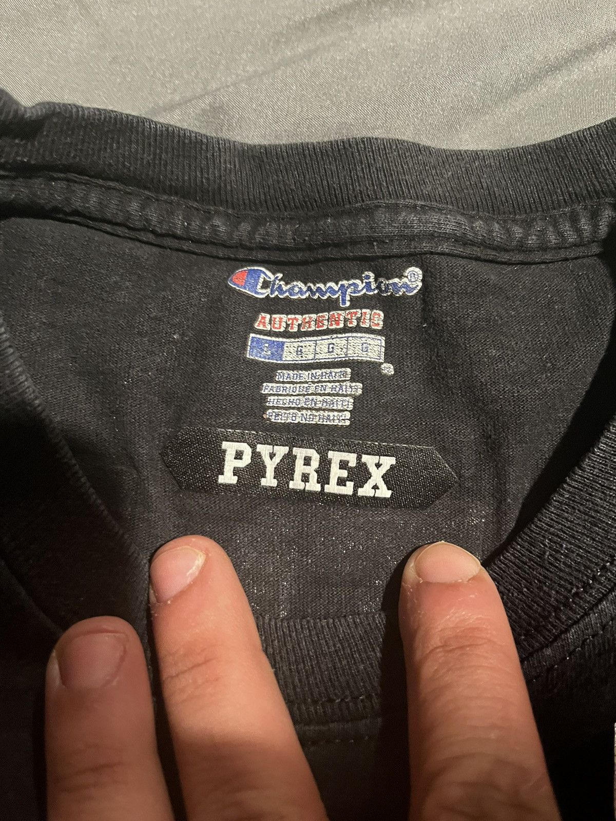 Virgil Abloh VINTAGE Virgil Abloh Pyrex OG Numbers Logo Champion Shirt Size US L / EU 52-54 / 3 - 10 Thumbnail