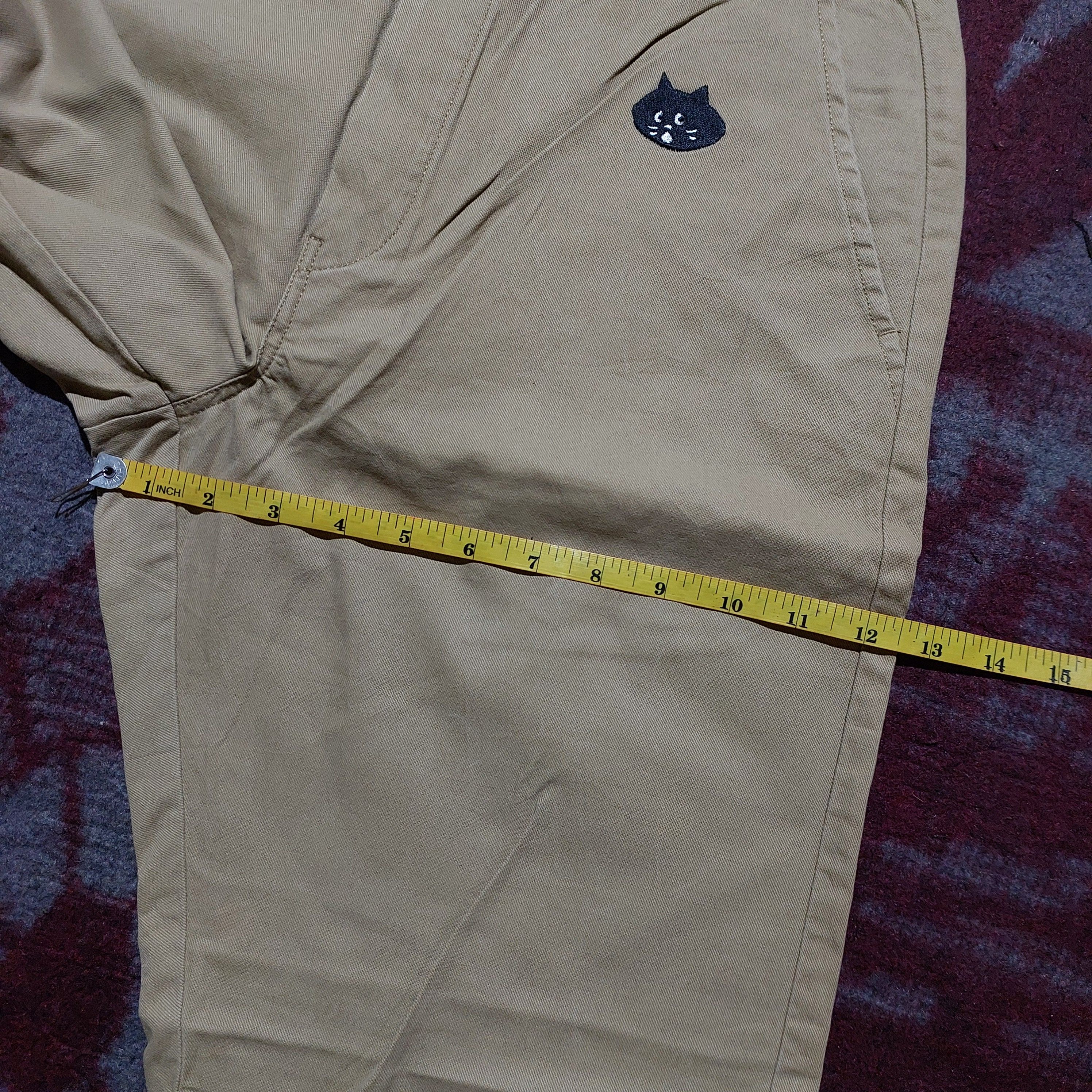 Ne-Net Ne-Net issey miyake cat iconic embroidery long pants Size US 29 - 13 Thumbnail