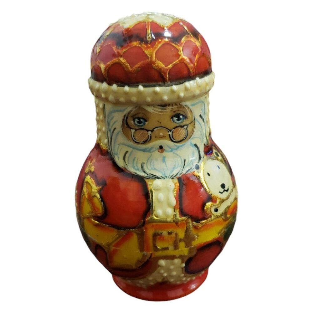 Designer Russian Nesting Santa Claus 8” Size ONE SIZE - 1 Thumbnail