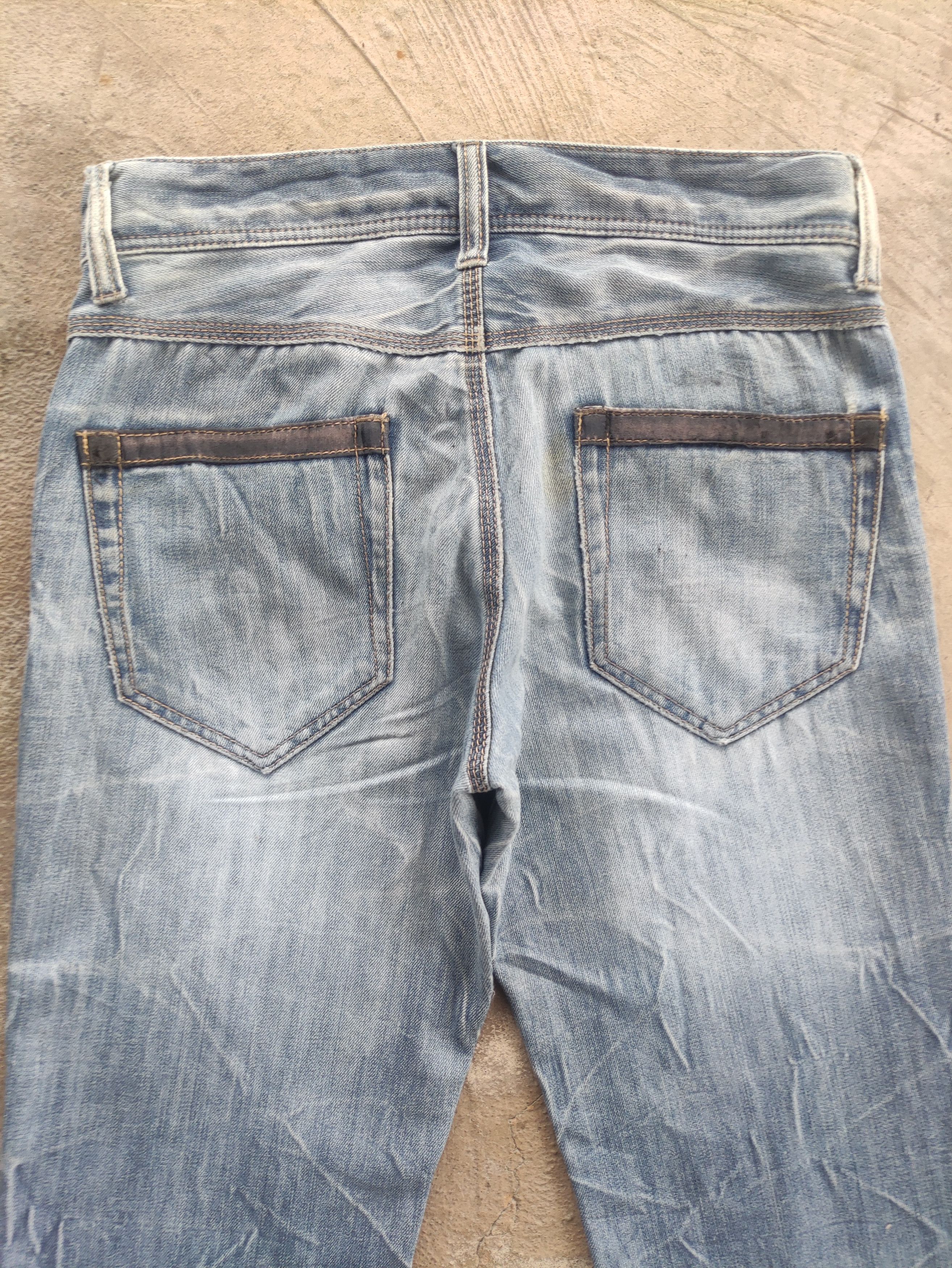 Japanese Brand Vintage Japanese Jean Distressed Faded Denim Pants Size US 34 / EU 50 - 10 Thumbnail