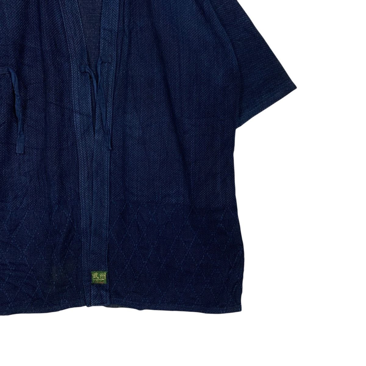 Indigo Vintage 90's Blue Indigo Traditional Japan Kimono #2241-C99 Size US L / EU 52-54 / 3 - 4 Thumbnail