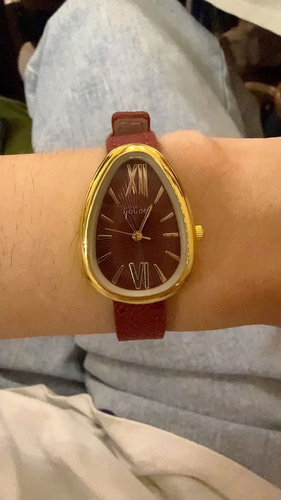 Other Minimalist Red Oval Watch – Small Niche Design Size ONE SIZE - 2 Thumbnail