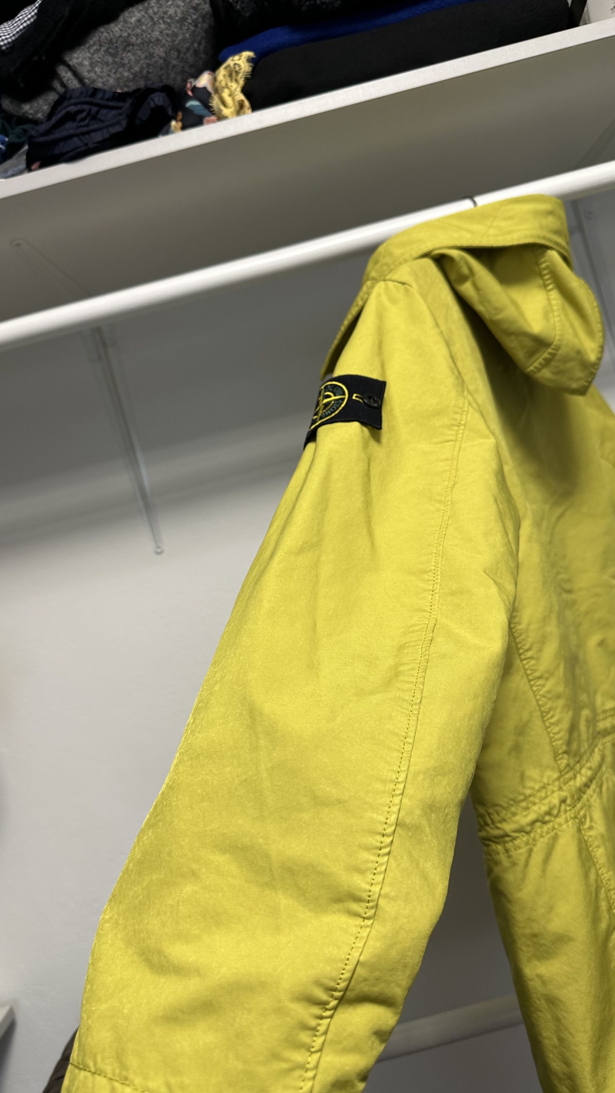 Stone Island Stone Island Yellow David TC Garment Dyed Parka Jacket Size US S / EU 44-46 / 1 - 12 Thumbnail