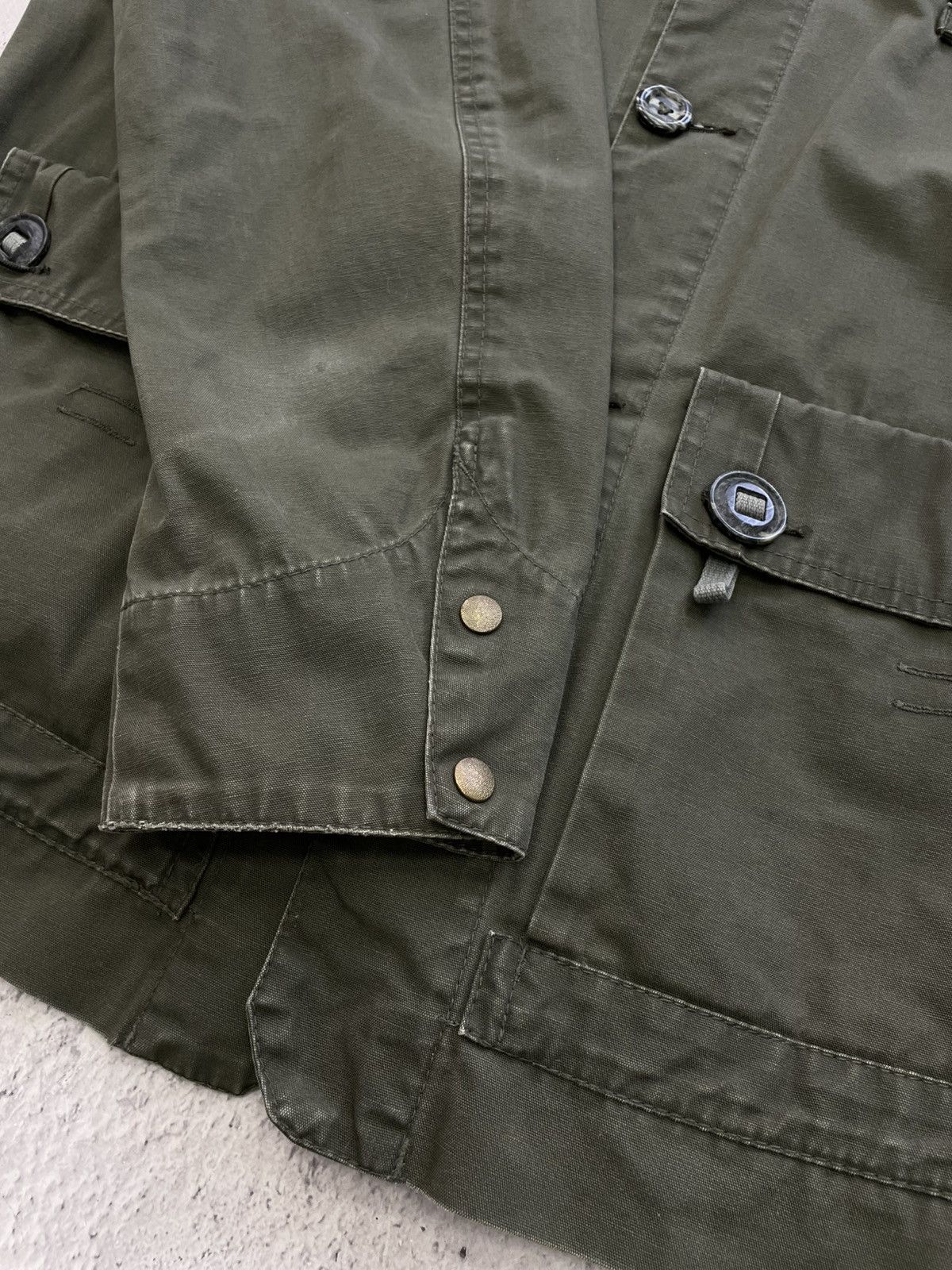 Diesel Rare canvas military jacket Diesel hype y2k japanese jacket Size US XL / EU 56 / 4 - 6 Thumbnail