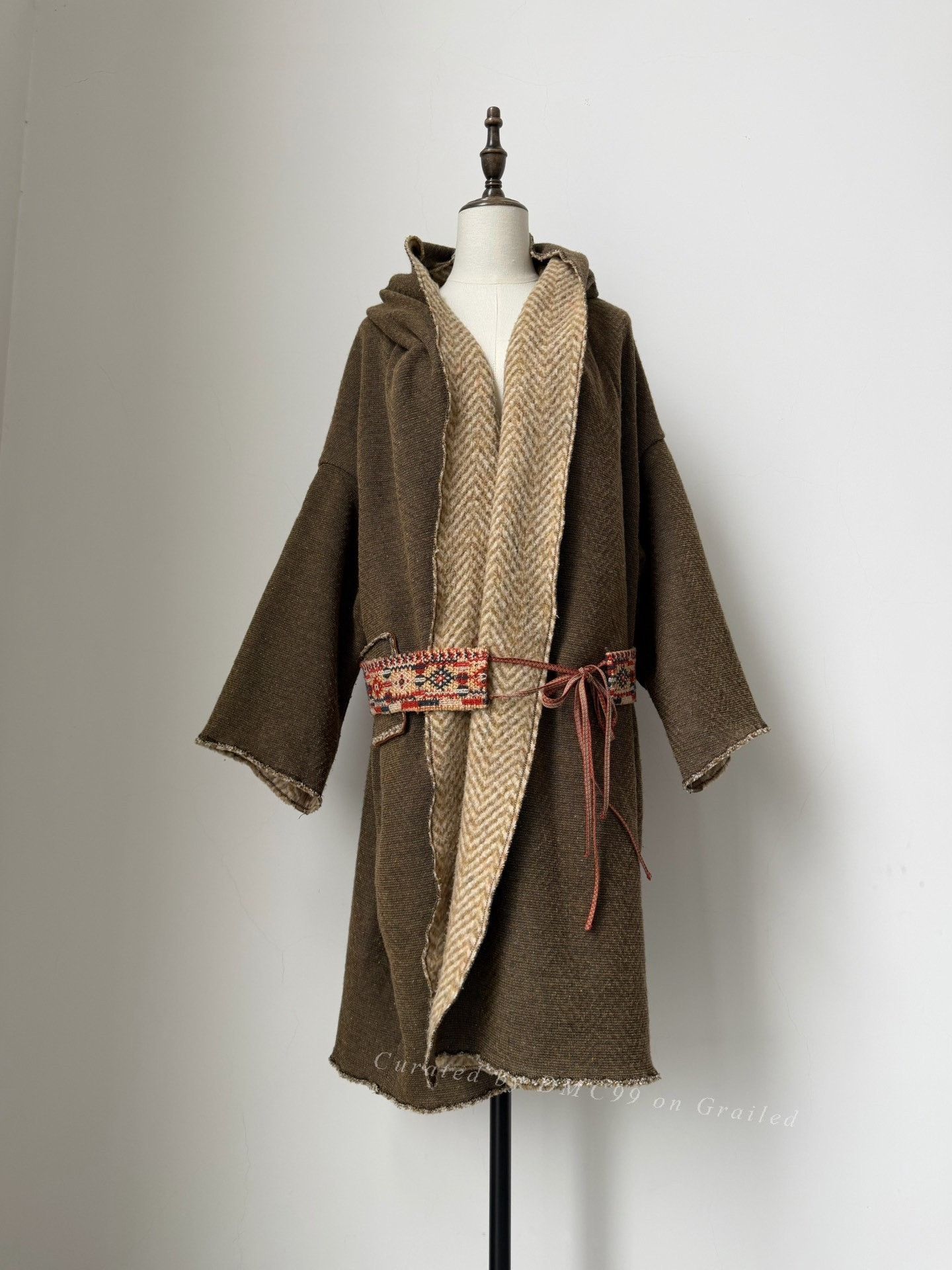 Kapital Kapital Vintage Hooded Robe Coat Size US S / EU 44-46 / 1 - 1 Thumbnail