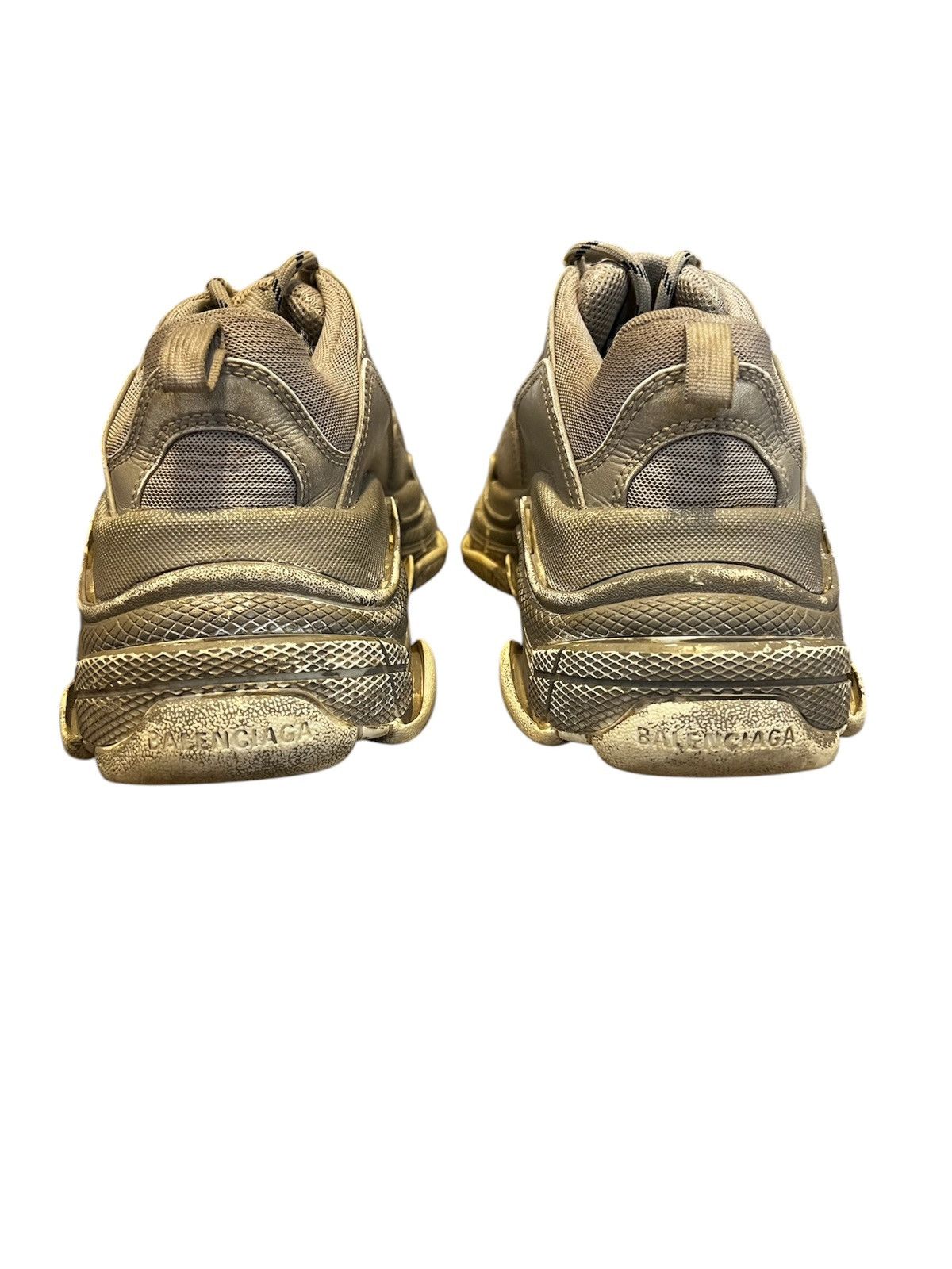 Balenciaga Balenciaga Triple S Mesh and Distressed Leather Size US 8 / IT 38 - 4 Thumbnail