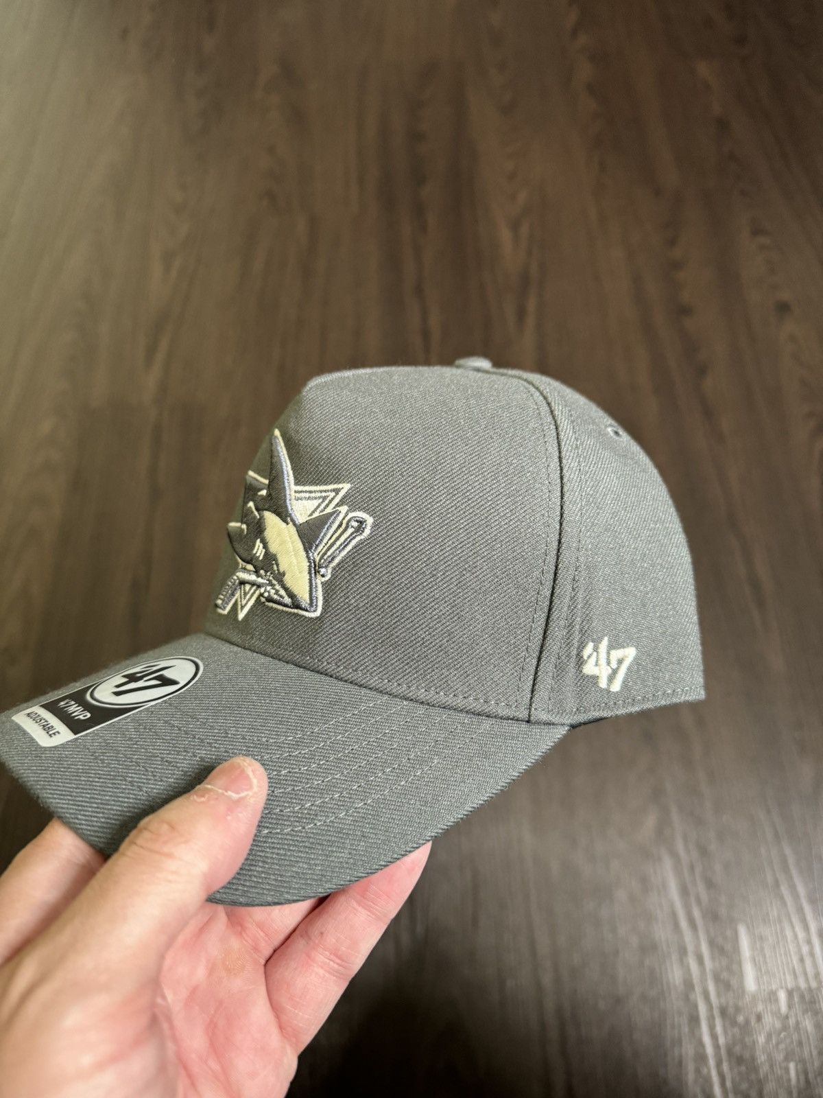 47 Brand ‘47 San Jose Sharks Grey Snapback Size ONE SIZE - 2 Thumbnail