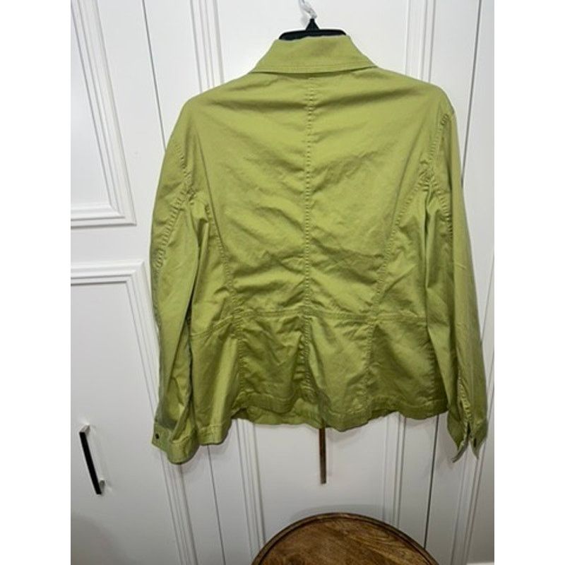 Jones New York Jones New York Sport Women's Utility Jacket Green Size 1X Size XXL / US 16-18 / IT 52-54 - 5 Thumbnail