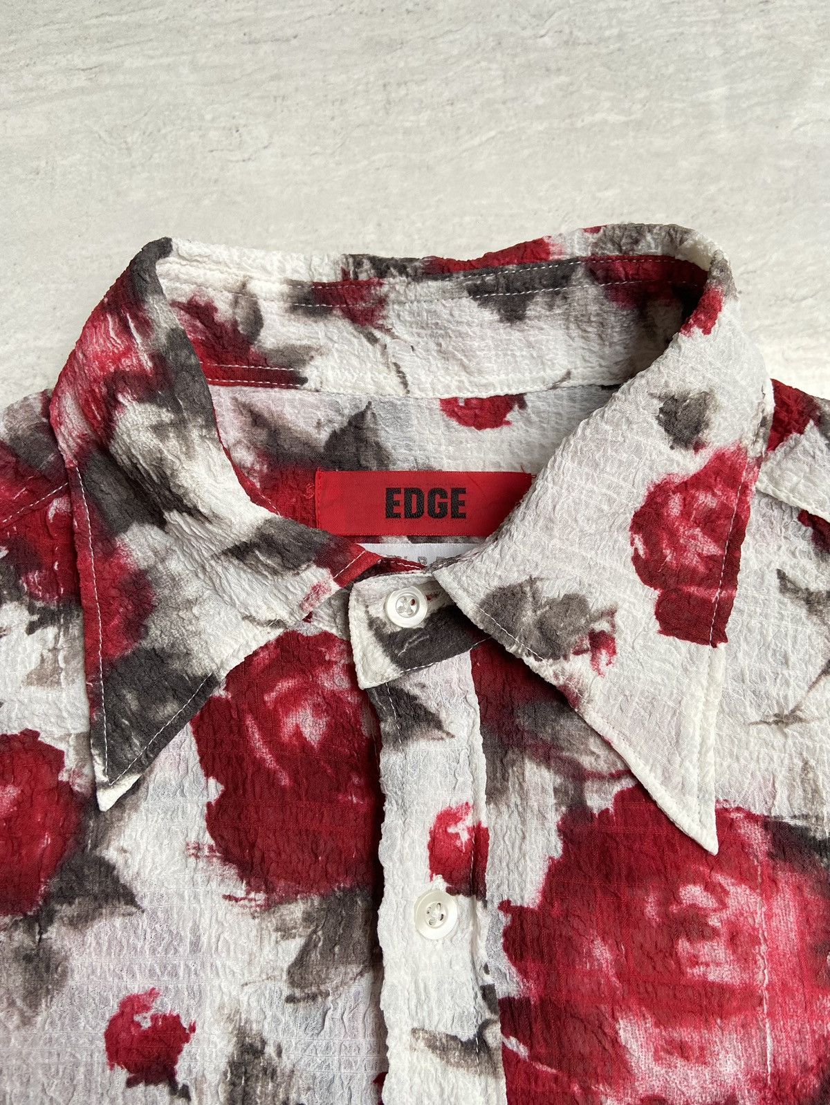 Designer × Japanese Brand EDGE RUPERT Flower Motive Shirt Size US S / EU 44-46 / 1 - 5 Thumbnail