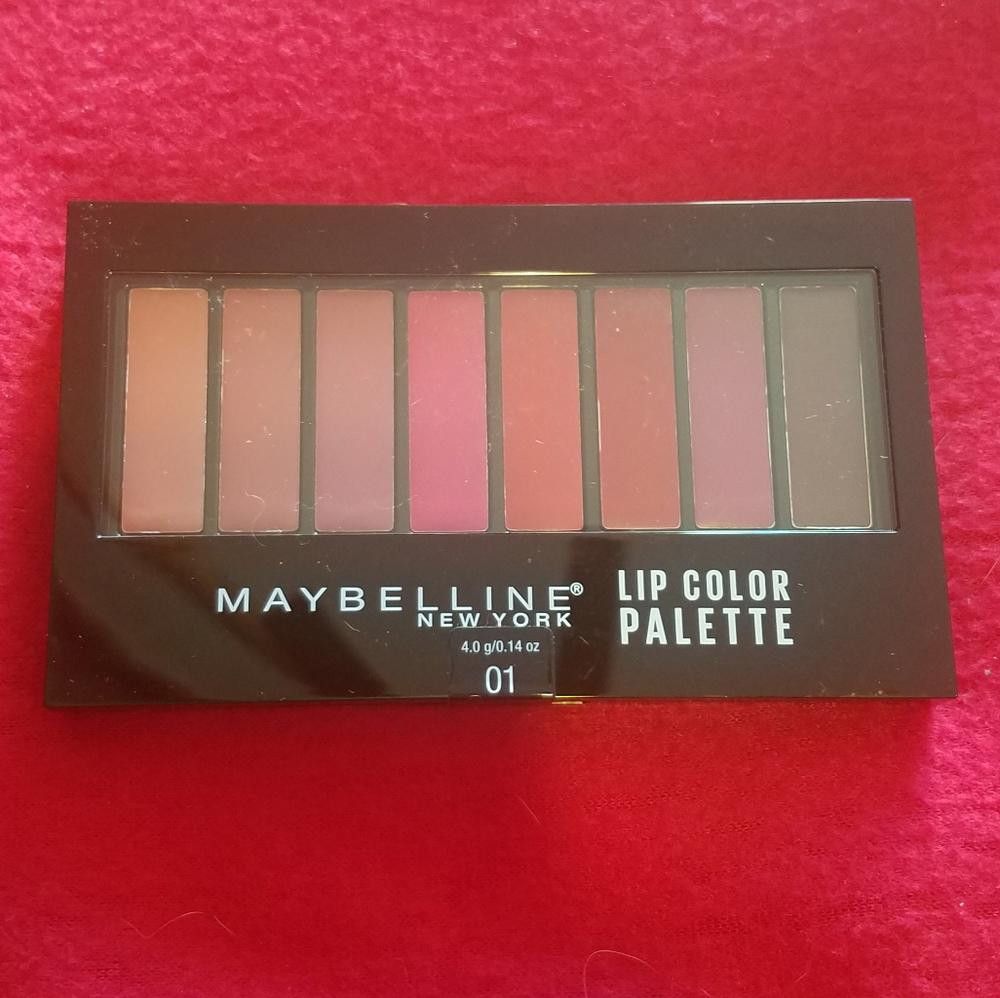 Designer Maybelline Lip Color Palette Size ONE SIZE - 1 Thumbnail