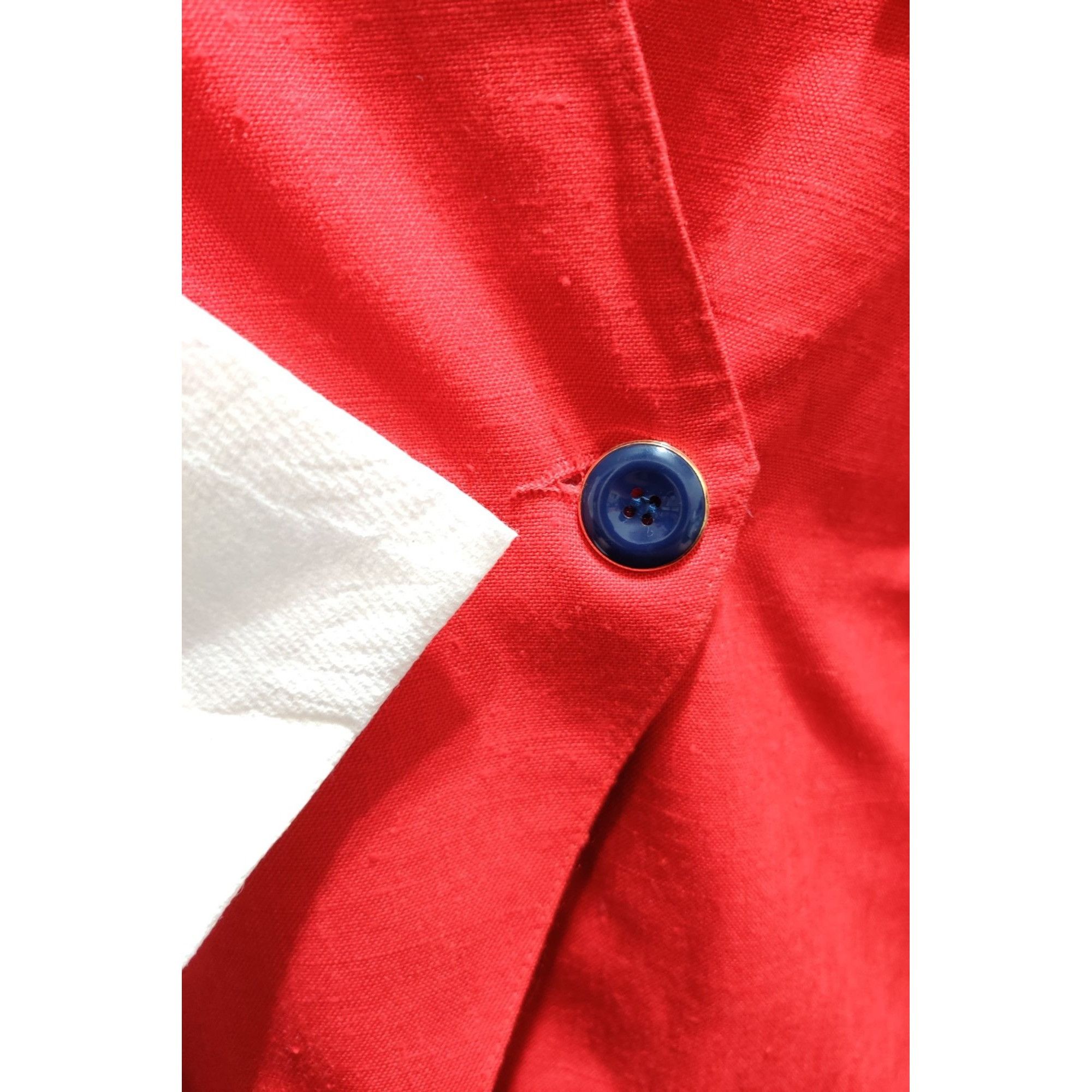 Vintage Vintage Jacqueline Ferrar Sport Red Blazer Size 4 Petite Dou Size S / US 4 / IT 40 - 7 Thumbnail