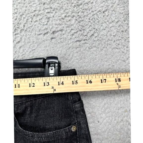 Ralph Lauren Lauren Ralph Lauren Jeans Womens 4 Black Dark Wash Straight Mid-Rise Denim Pants Size 27" / US 4 / IT 40 - 6 Thumbnail