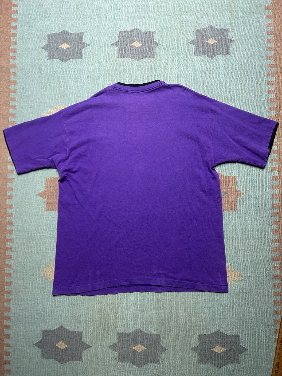 Vintage Vtg 90s blank t shirt fruit of the loom plum soft cotton XL Size US XL / EU 56 / 4 - 6 Thumbnail