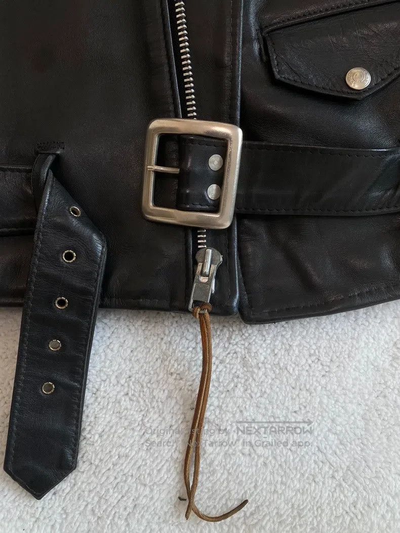 Schott Schott 618 Leather Jacket Size US XXS / EU 40 - 5 Thumbnail
