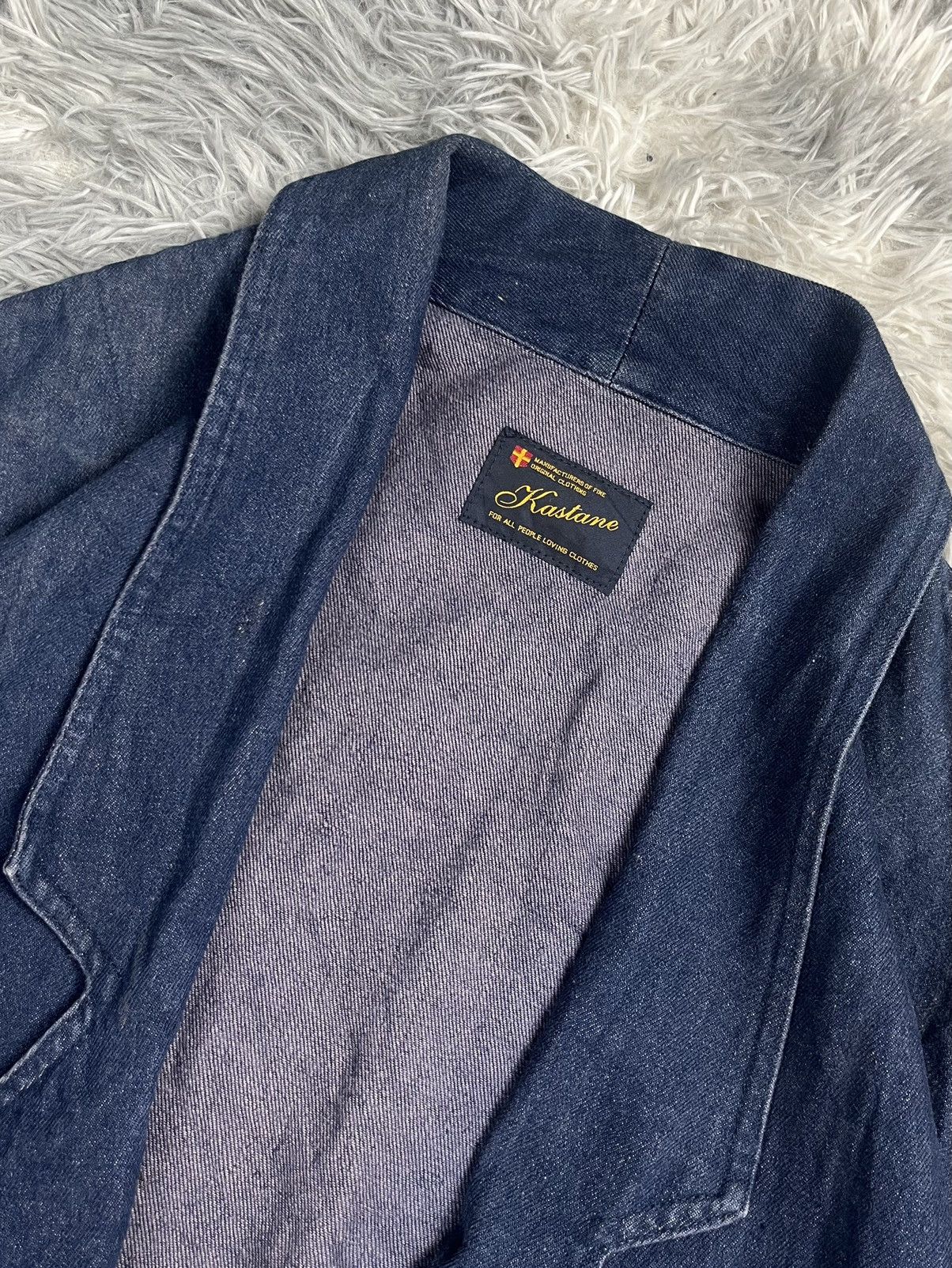 Japanese Brand Vintage Kastane Open Denim Jacket Size US S / EU 44-46 / 1 - 6 Thumbnail