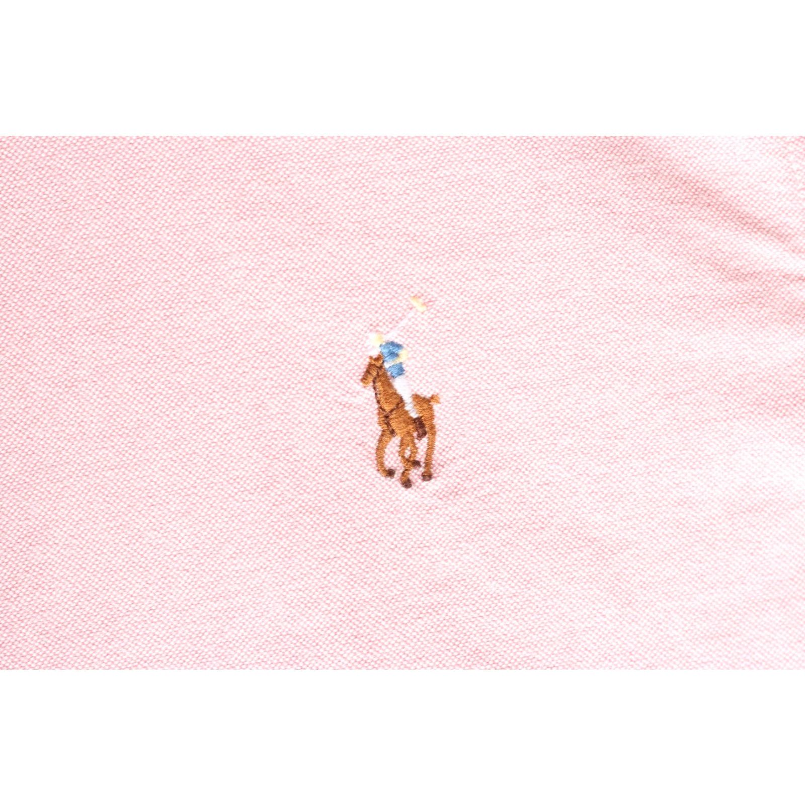 Ralph Lauren RALPH LAUREN Slim Fit Oxford Shirt Men S Long Sleeve Pink VR3514 Size US S / EU 44-46 / 1 - 5 Thumbnail