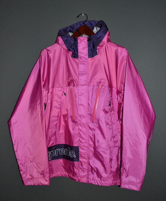 Supreme Supreme Pink Pertex Taped Seam Jacket S/S 2019 M | Grailed