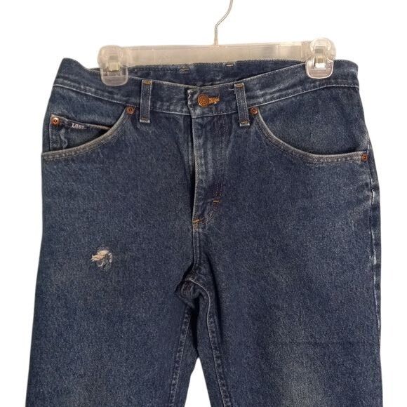 Lee Lee Size 32X30 Jeans Mens Vintage 1990s Denim Blue Cotton US Size US 32 / EU 48 - 3 Thumbnail