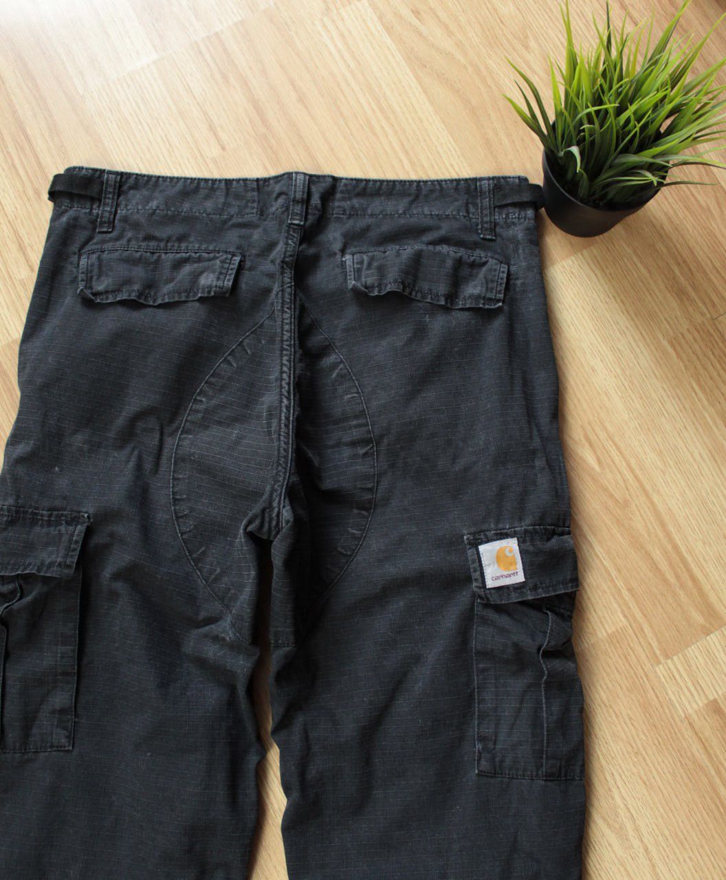 Carhartt 🔥 CARHARTT WIP Cargo Distressed Pants Y2K Thrashed Aviator Size US 32 / EU 48 - 2 Thumbnail
