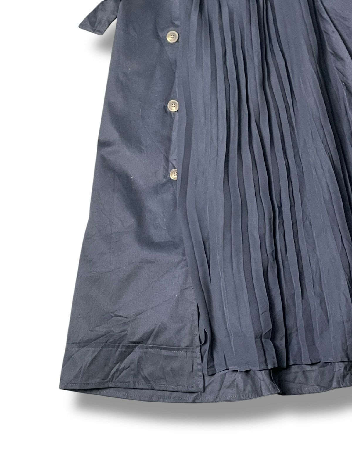 Beams Plus × Japanese Brand × Vintage BEAMS HEART Half Pleated Midi Skirts (88) Size 25" / US 0 / IT 36 - 4 Thumbnail