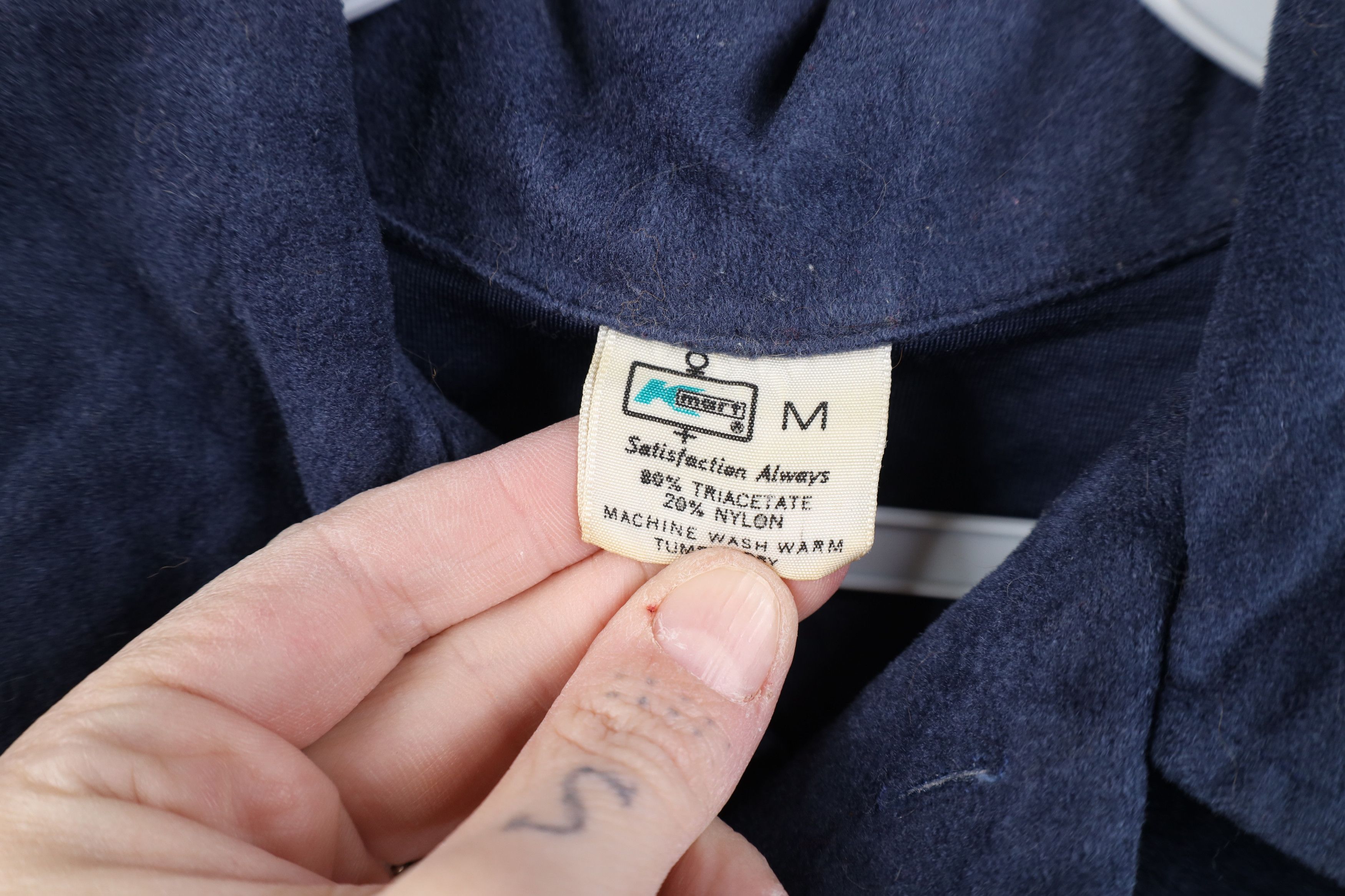 Other Vintage 70s Streetwear Collar Long Sleeve Polo Blue USA Size US M / EU 48-50 / 2 - 5 Thumbnail