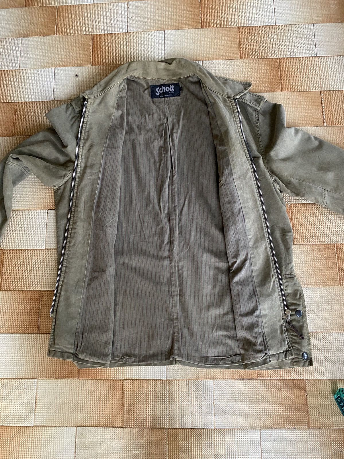 Schott × Vintage Vintage schott zipper jacket Size US L / EU 52-54 / 3 - 8 Thumbnail