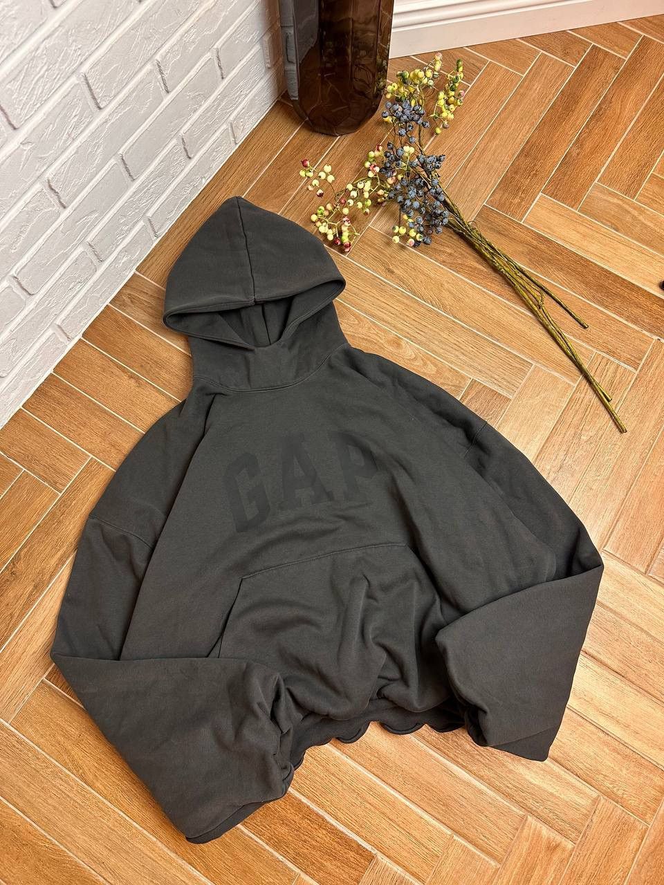 Balenciaga × Gap × Kanye West Yezzy Gap By Balenciaga Dove Hoodie Size US M / EU 48-50 / 2 - 3 Thumbnail