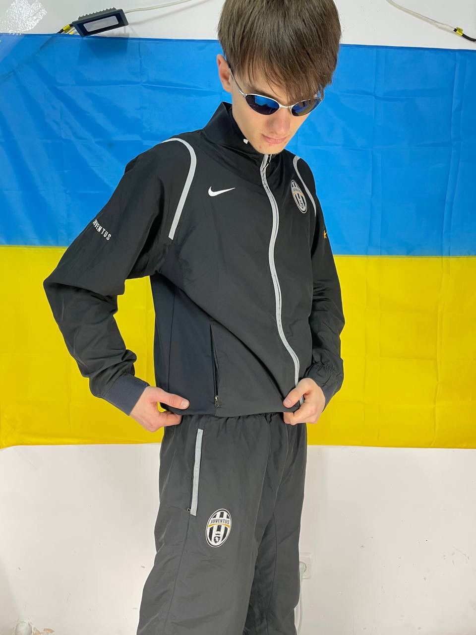 Nike × Vintage Nike Juventus 2006-07 Football Tracksuit Jacket And