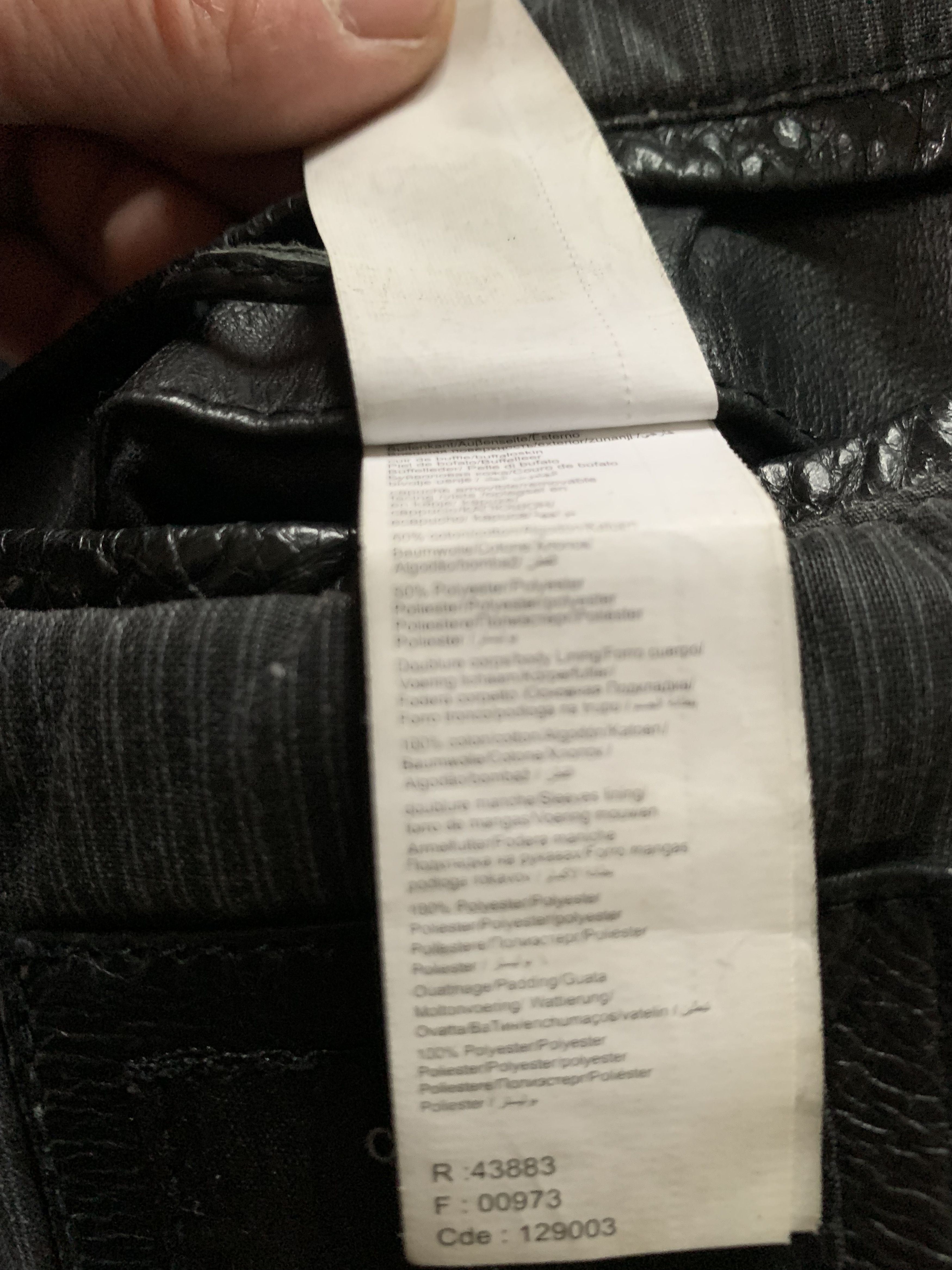 Other Jules Black Buffalos Skin Leather Multi Pocket Jacket Size US L / EU 52-54 / 3 - 10 Thumbnail