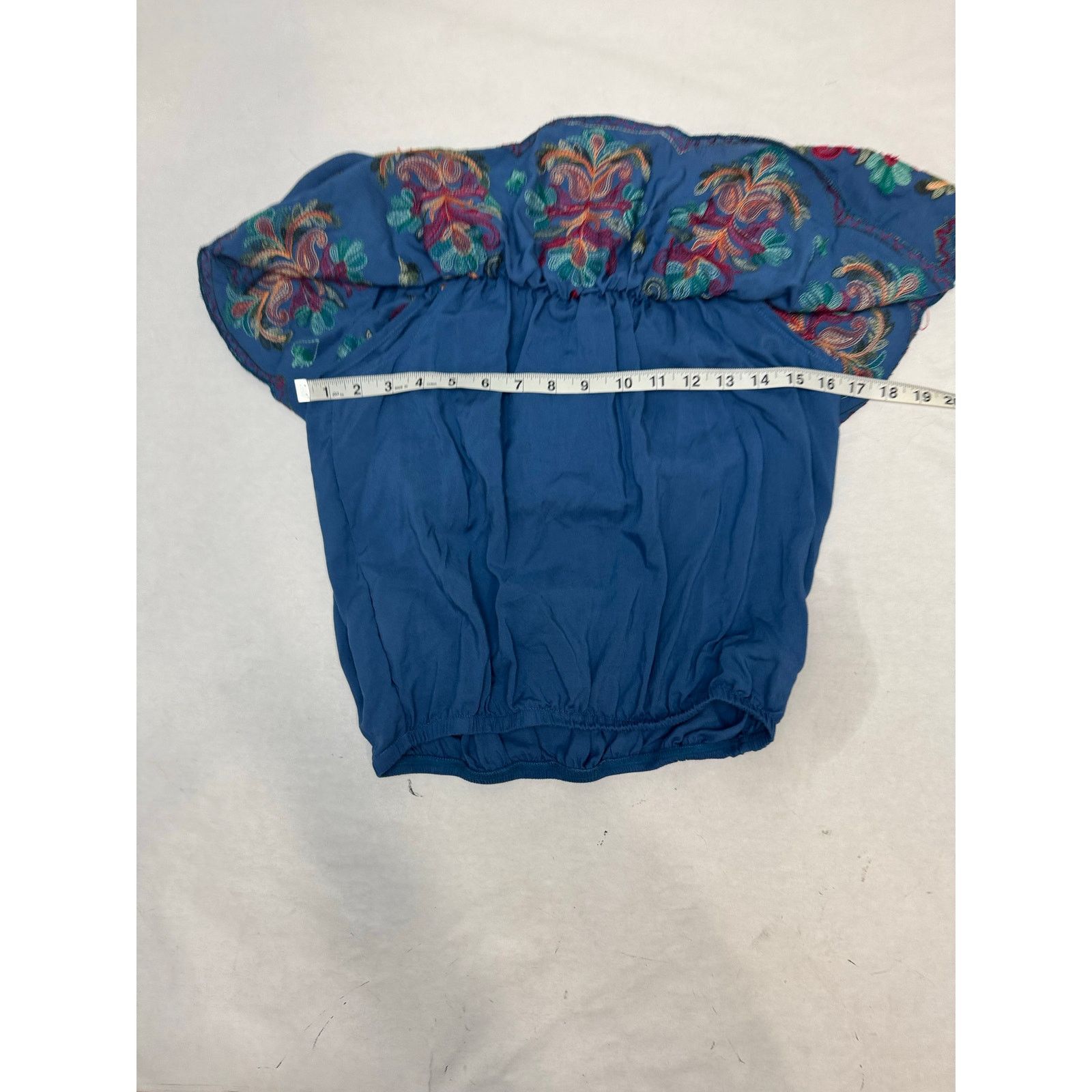 Other Boho Surf Gypsy Floral Off Shoulder Shirt NWOT Medium Size M / US 6-8 / IT 42-44 - 4 Thumbnail
