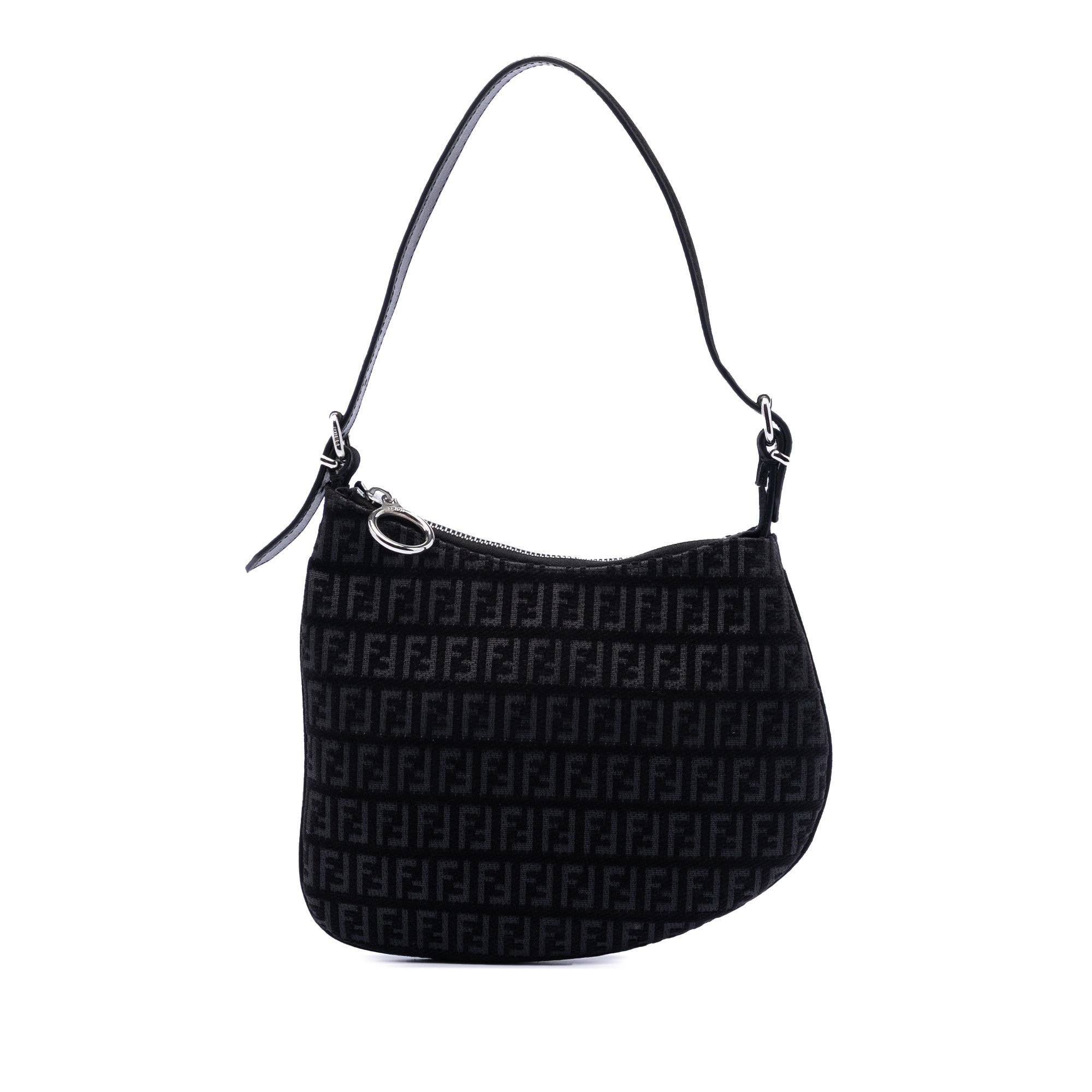 Fendi Fendi Zucchino Canvas Oyster Shoulder Bag Size ONE SIZE - 1 Thumbnail