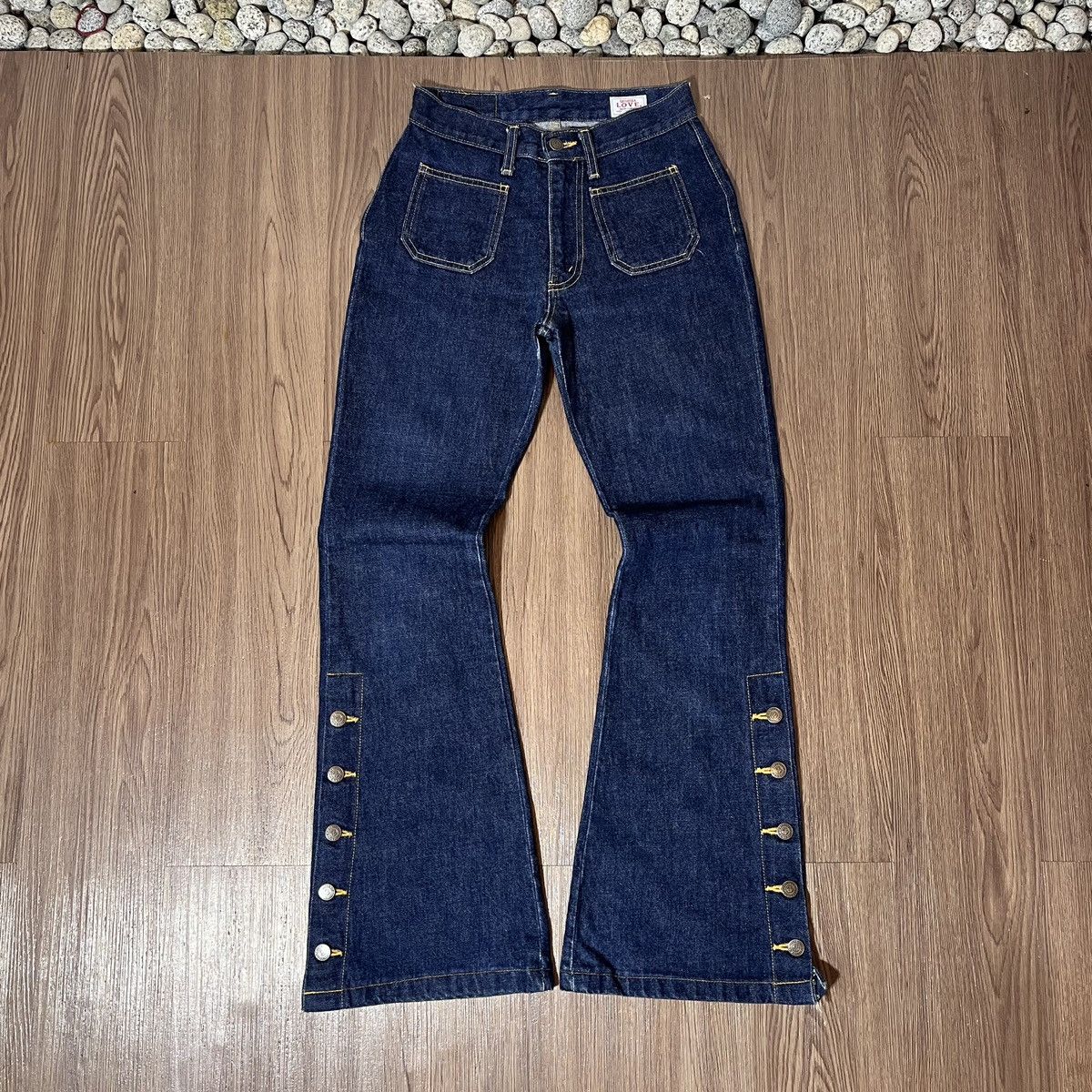Georgia Love GL HEART japan button down flare denim