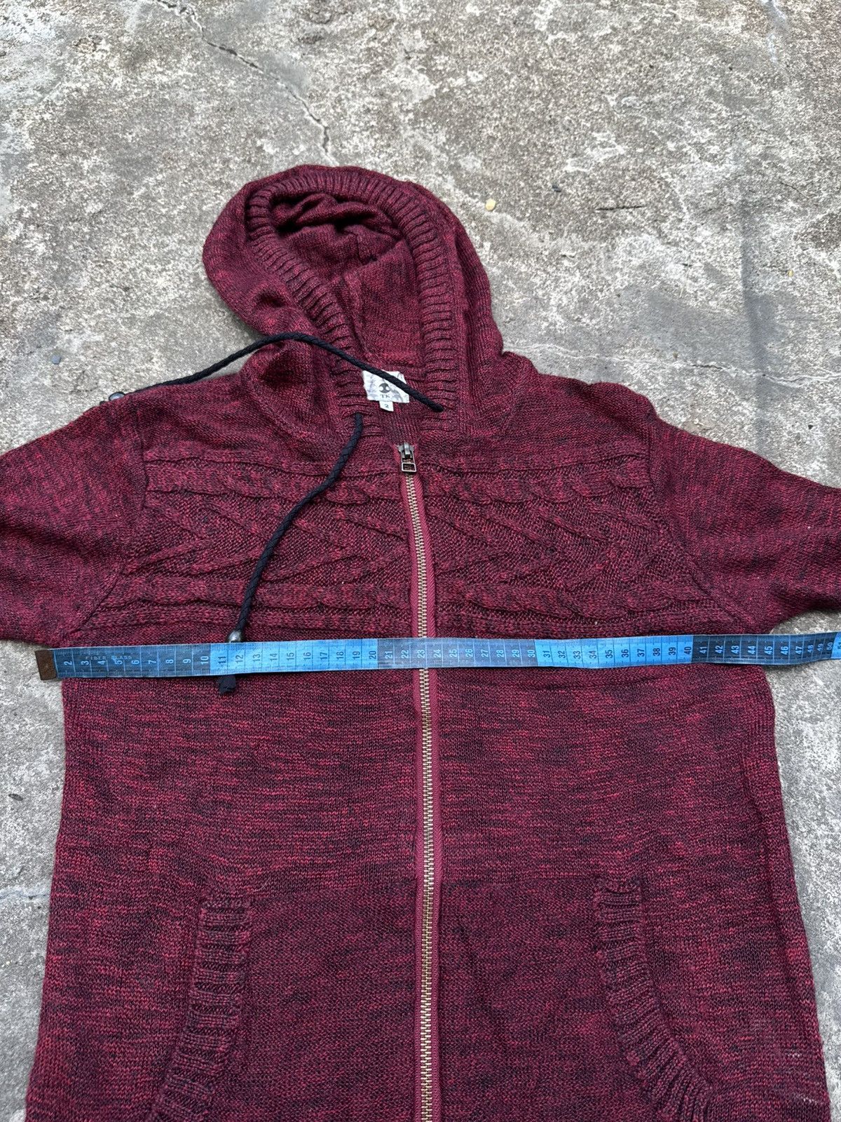 Tornado Mart Japanese Takeo Kikuchi Knit Hoodie Tornado Mart Styled Size US M / EU 48-50 / 2 - 5 Thumbnail