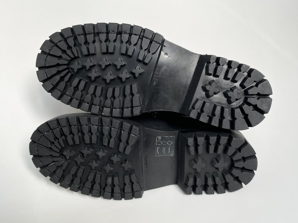 Ann Demeulemeester Black Leather Commando Sole Derbies Size US 7 / IT 37 - 10 Thumbnail