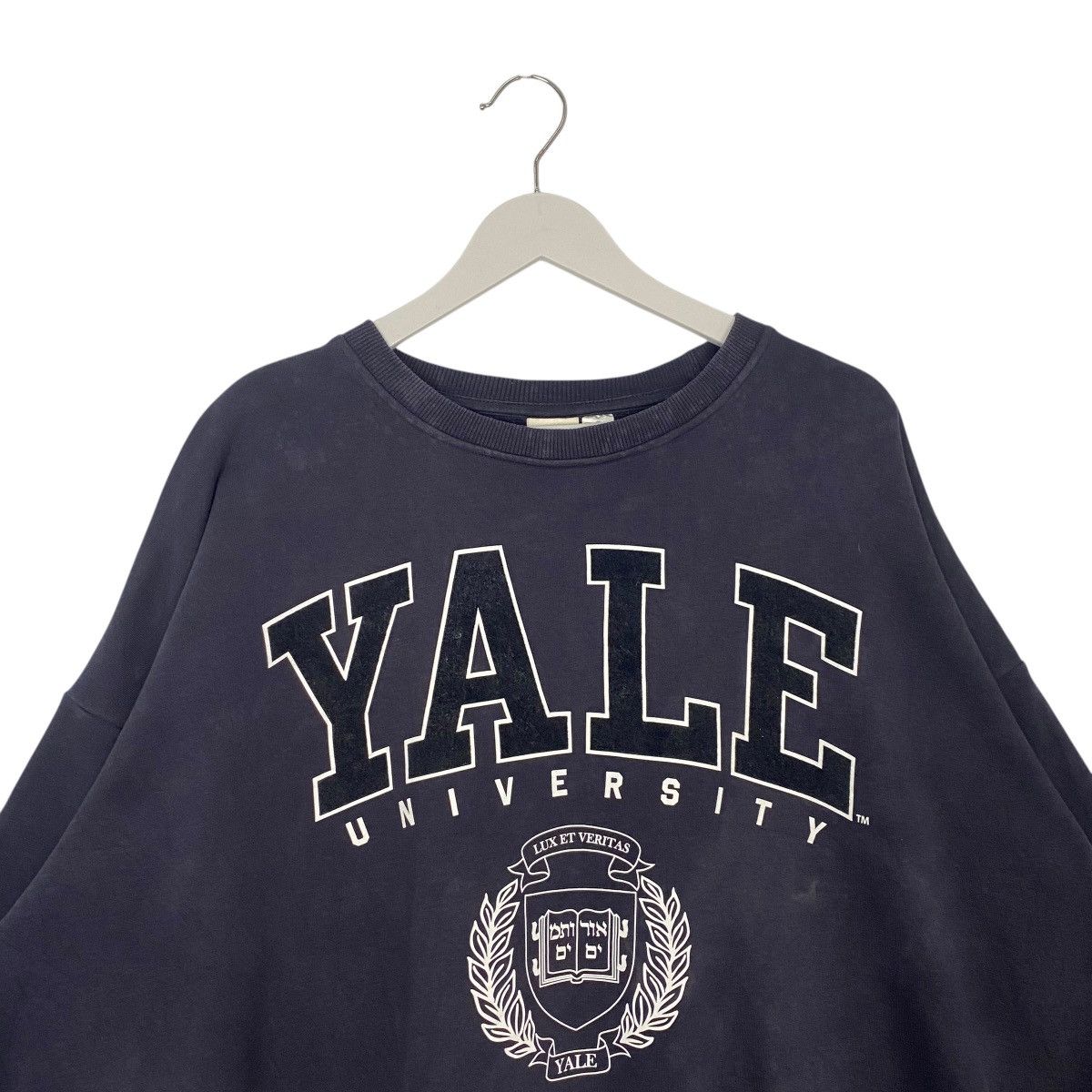 Vintage Vintage HM Yale Big Printed Crewneck Sweatshirt Black Size L Size US L / EU 52-54 / 3 - 4 Thumbnail