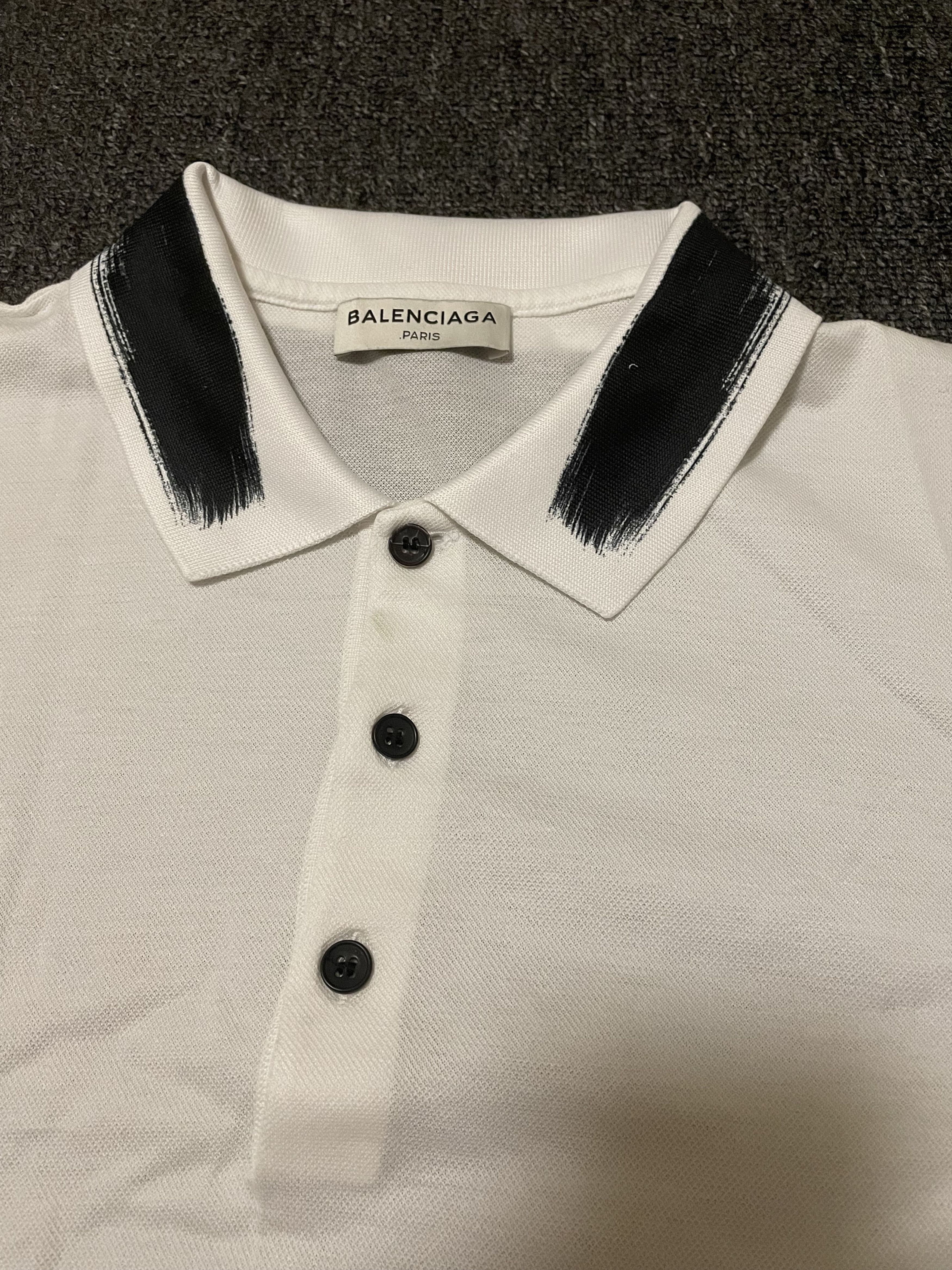 Balenciaga Balenciaga white polo T-shirt, size S Size US S / EU 44-46 / 1 - 2 Thumbnail