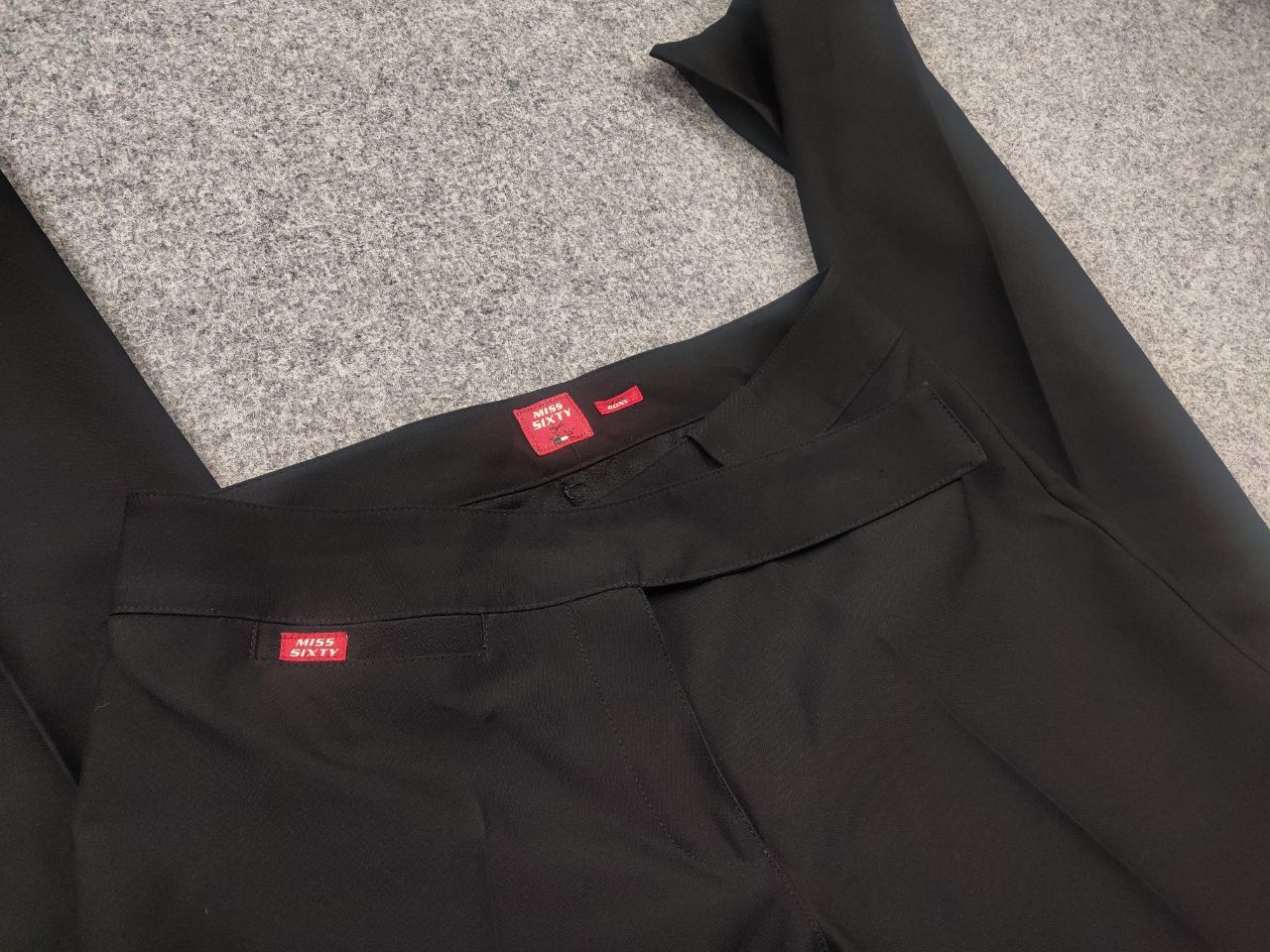 Miss Sixty Vintage Miss Sixty y2k Bootcut Black Flared Pants hysteric Size 33" - 10 Thumbnail