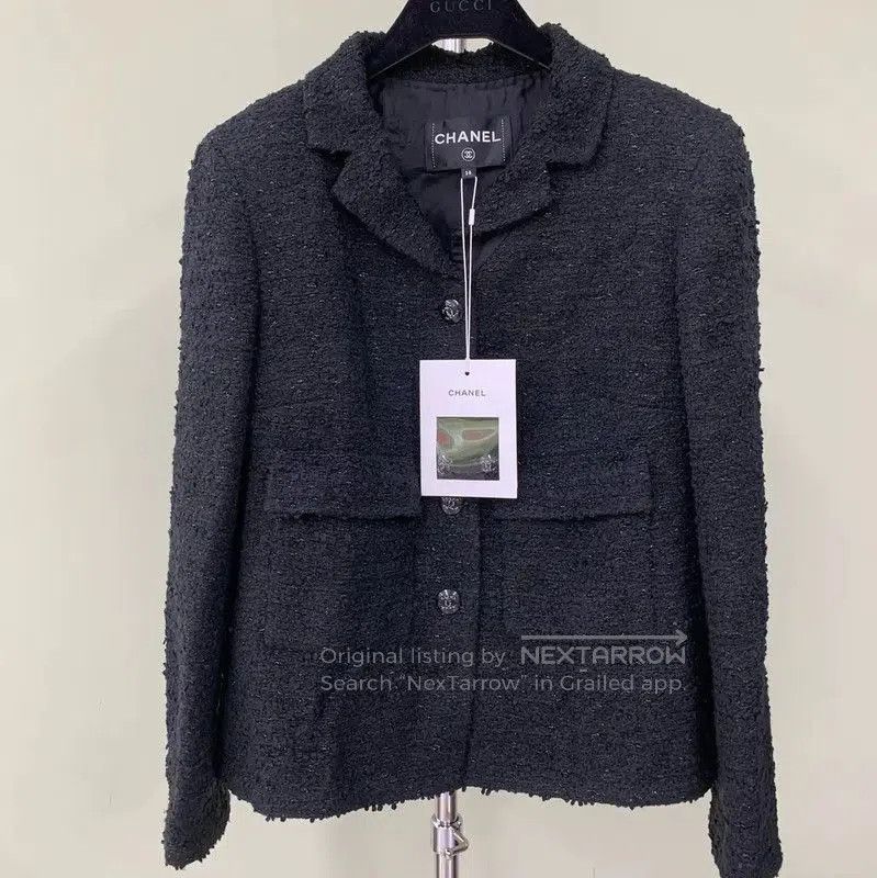 Chanel Chanel Black Ladies Jacket . Size XXS / US 00 / IT 34 - 1 Thumbnail