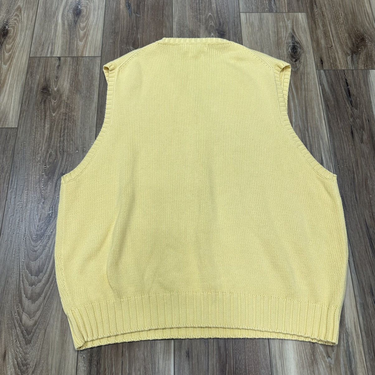 Polo Ralph Lauren Vintage 90s Polo Ralph Lauren 100% Cotton Knit Sweater Vest Size US XXL / EU 58 / 5 - 2 Thumbnail