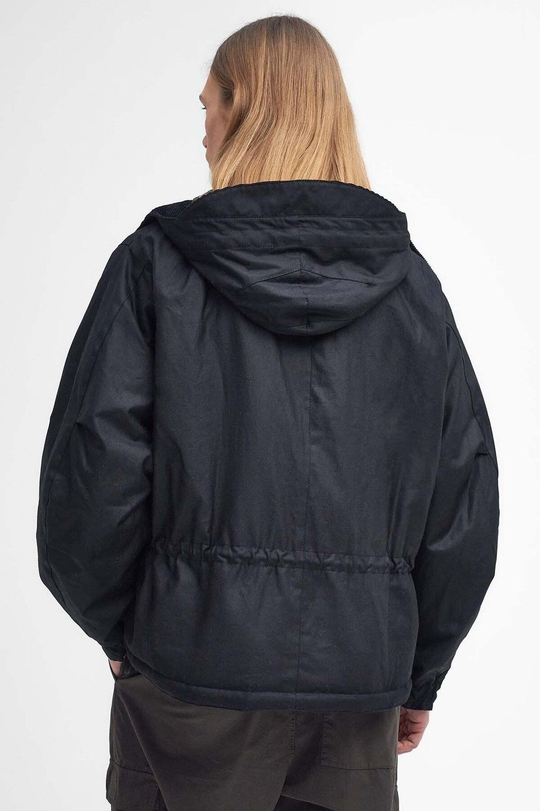 Barbour 🔥RRP715€ NWT Barbour Short Wind Waxed Parka Jacket Size L 🇬🇧🖤 Size US L / EU 52-54 / 3 - 4 Thumbnail