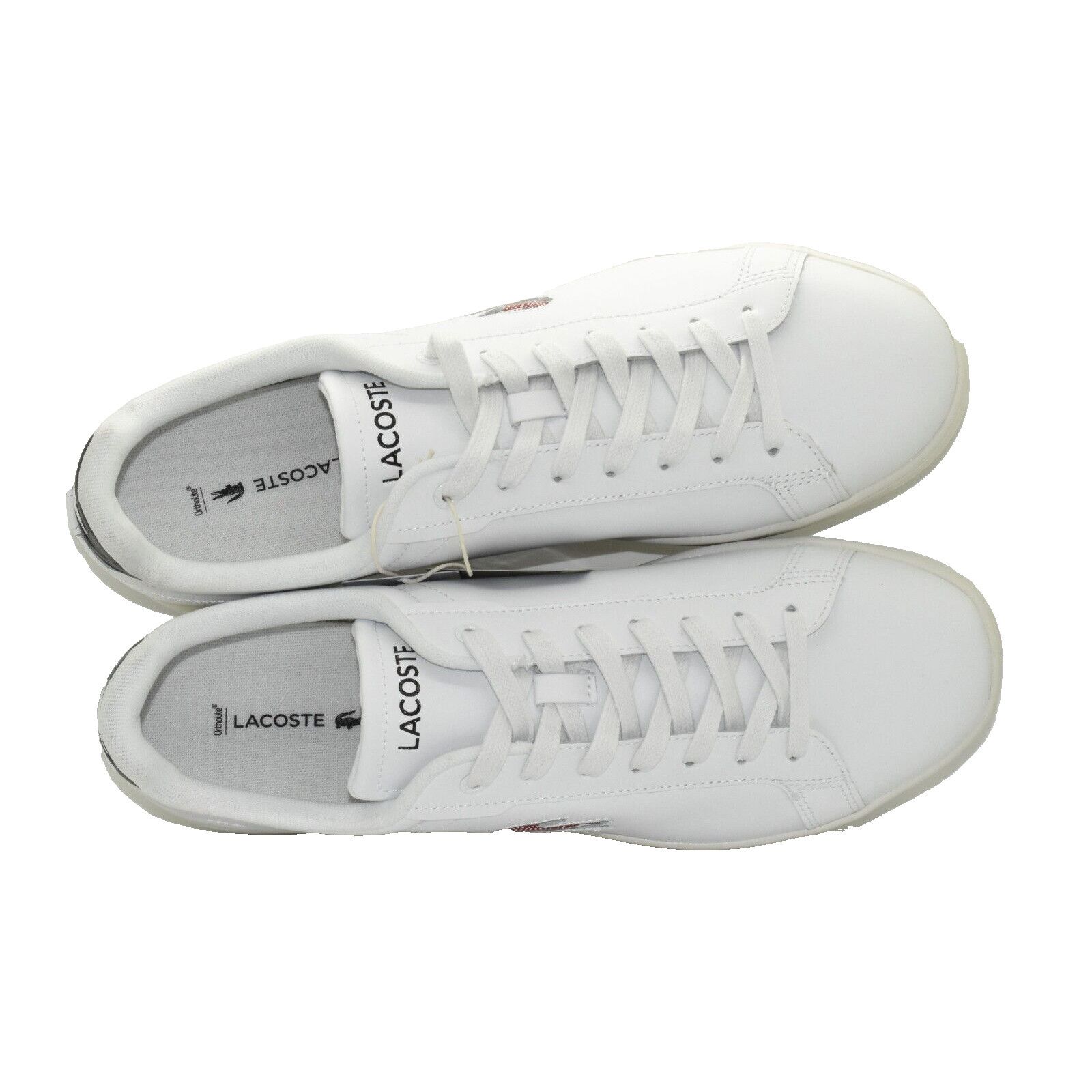 Lacoste LACOSTE Carnaby Pro White/Black Leather Sneaker Shoes 11.5 Size US 11.5 / EU 44-45 - 4 Thumbnail